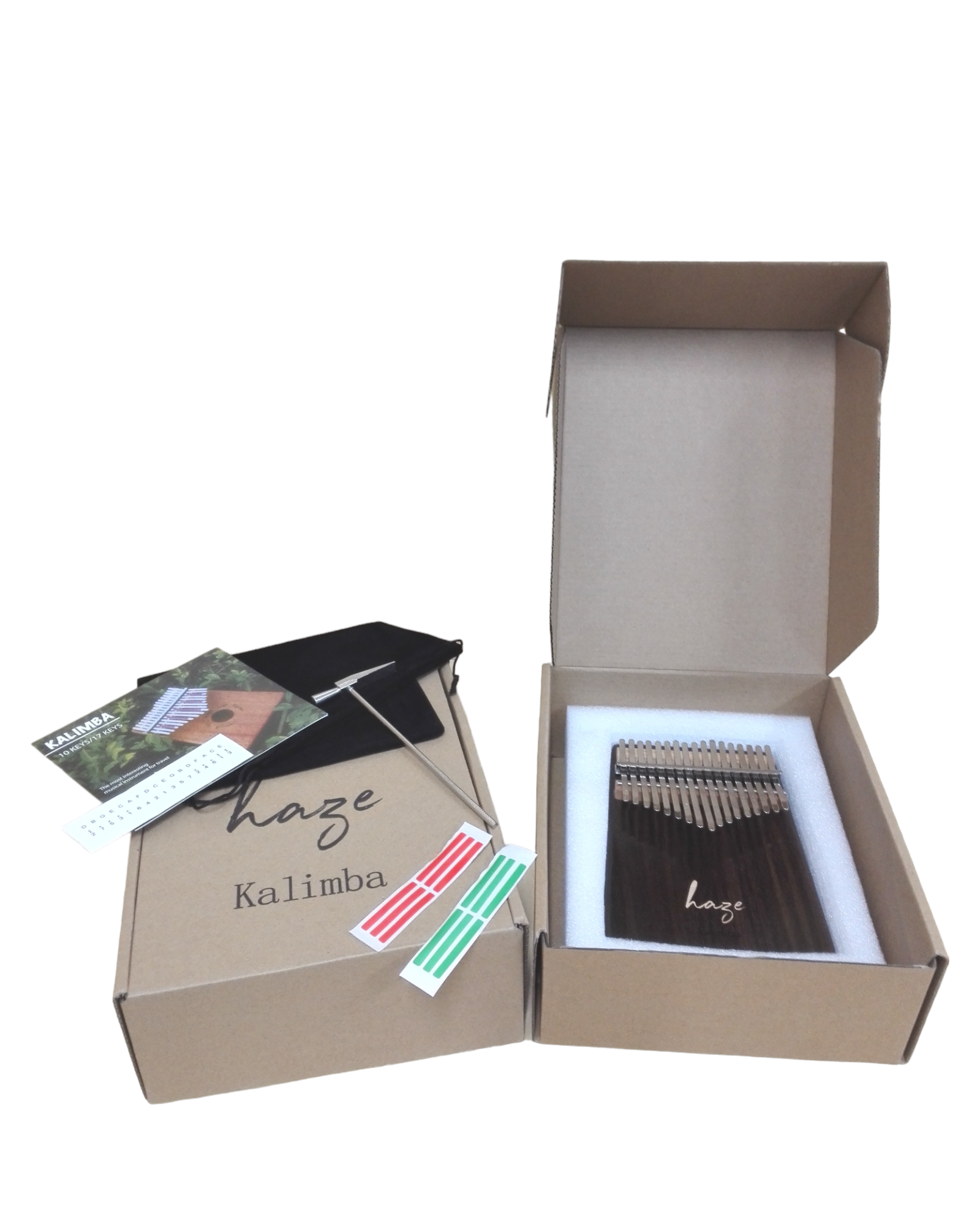 Haze HSH01R 17-Key Solid Rosewood Kalimba