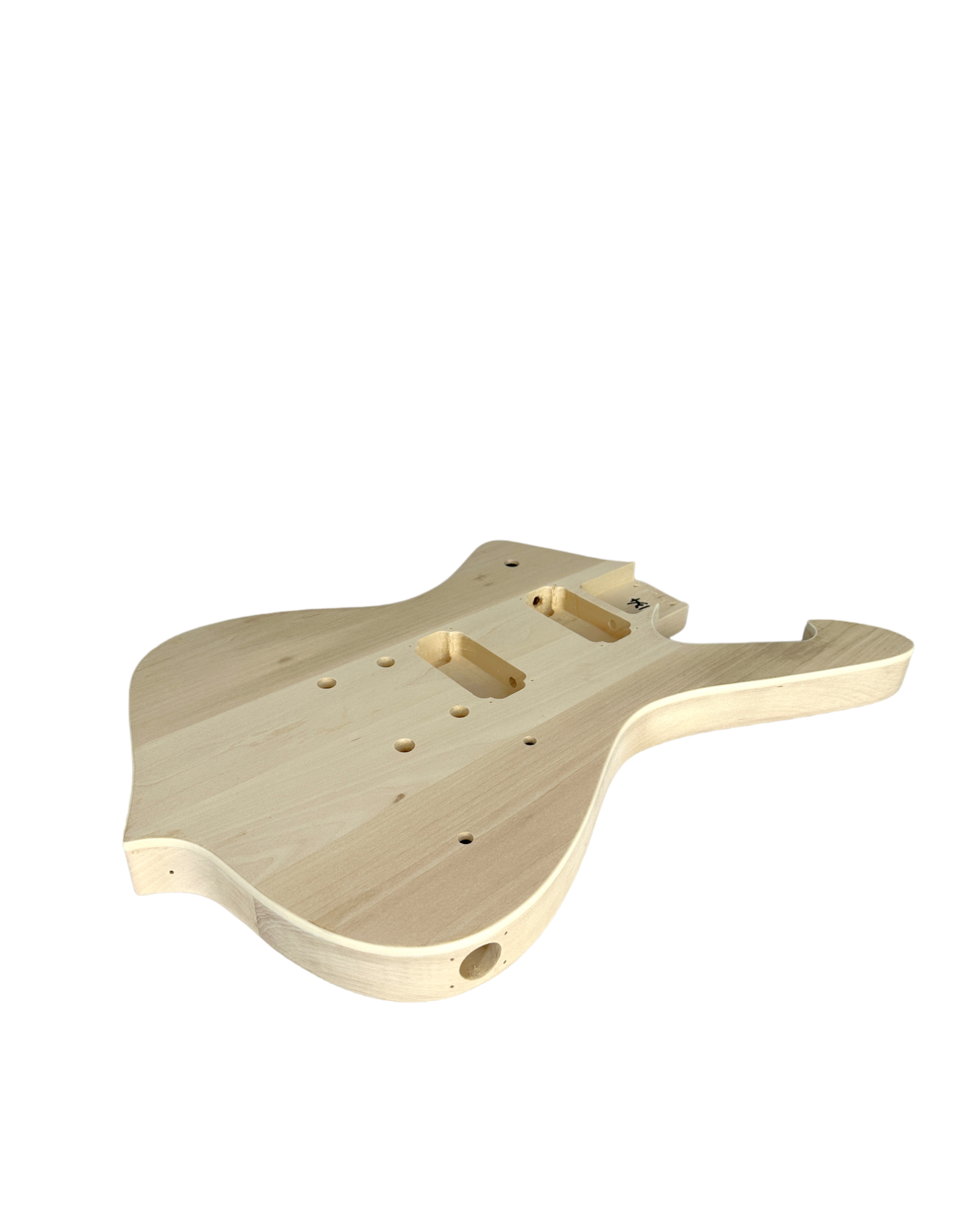 Pre-Order for December 2025: Solid Basswood Electric Guitar DIY Kit with Maple Neck