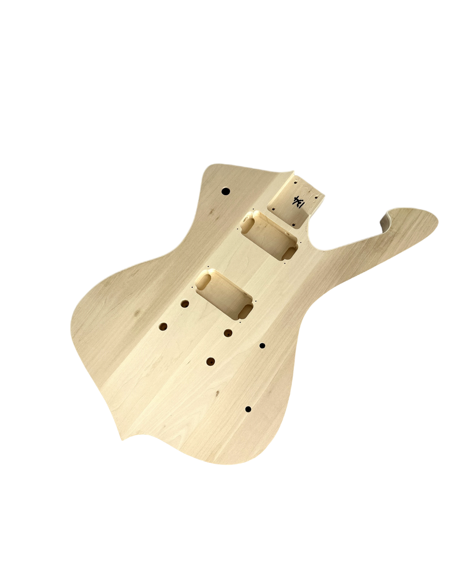 Pre-Order for December 2025: Solid Basswood Electric Guitar DIY Kit with Maple Neck