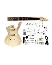 Pre-Order for December 2025: Solid Basswood Electric Guitar DIY Kit with Maple Neck
