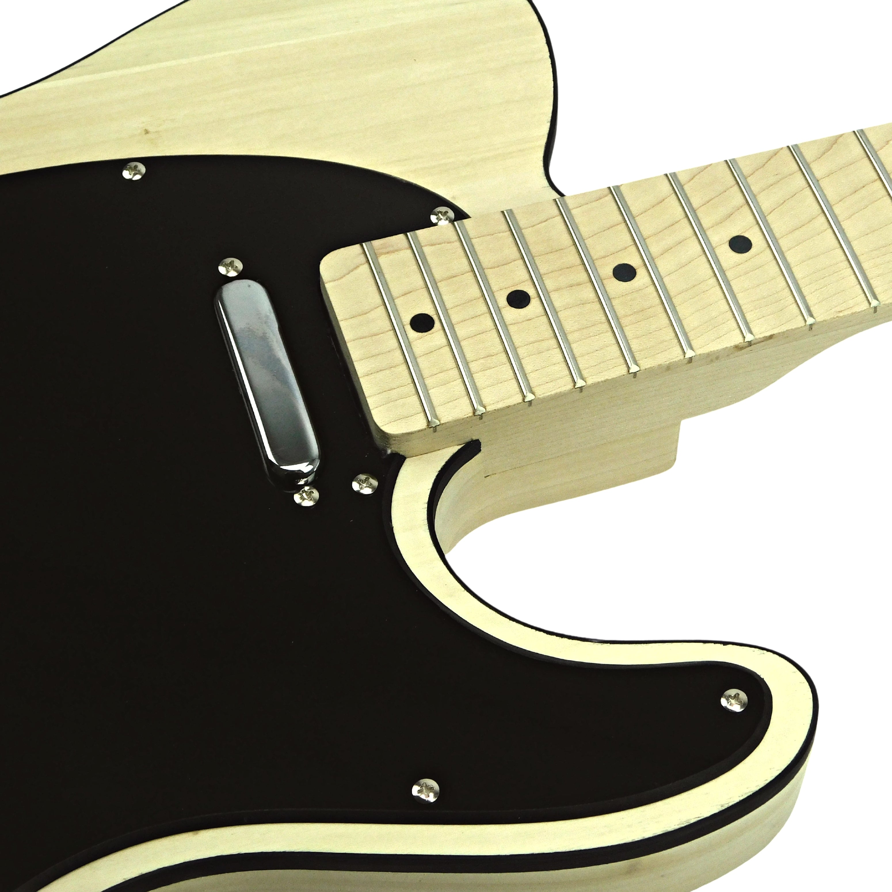 12 String Electric Guitar DIY Kit, No-Soldering,S-S. Solid Basswood TL100SDIY