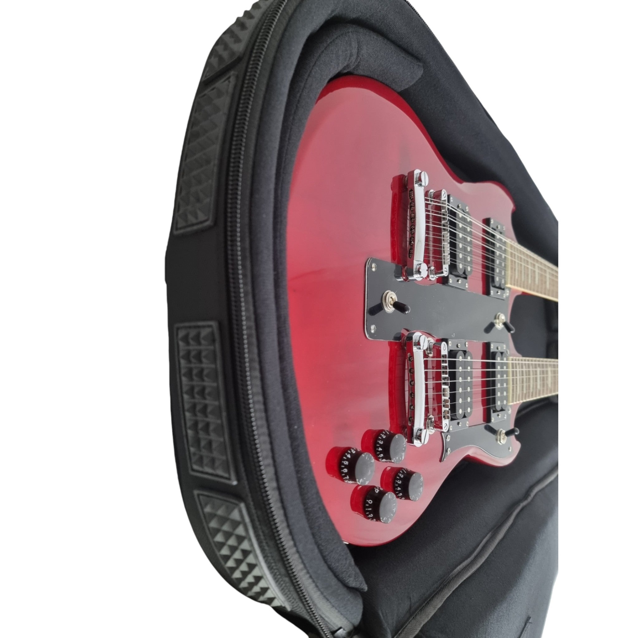 DE20PB 20mm Double Neck Guitar Padded Bag