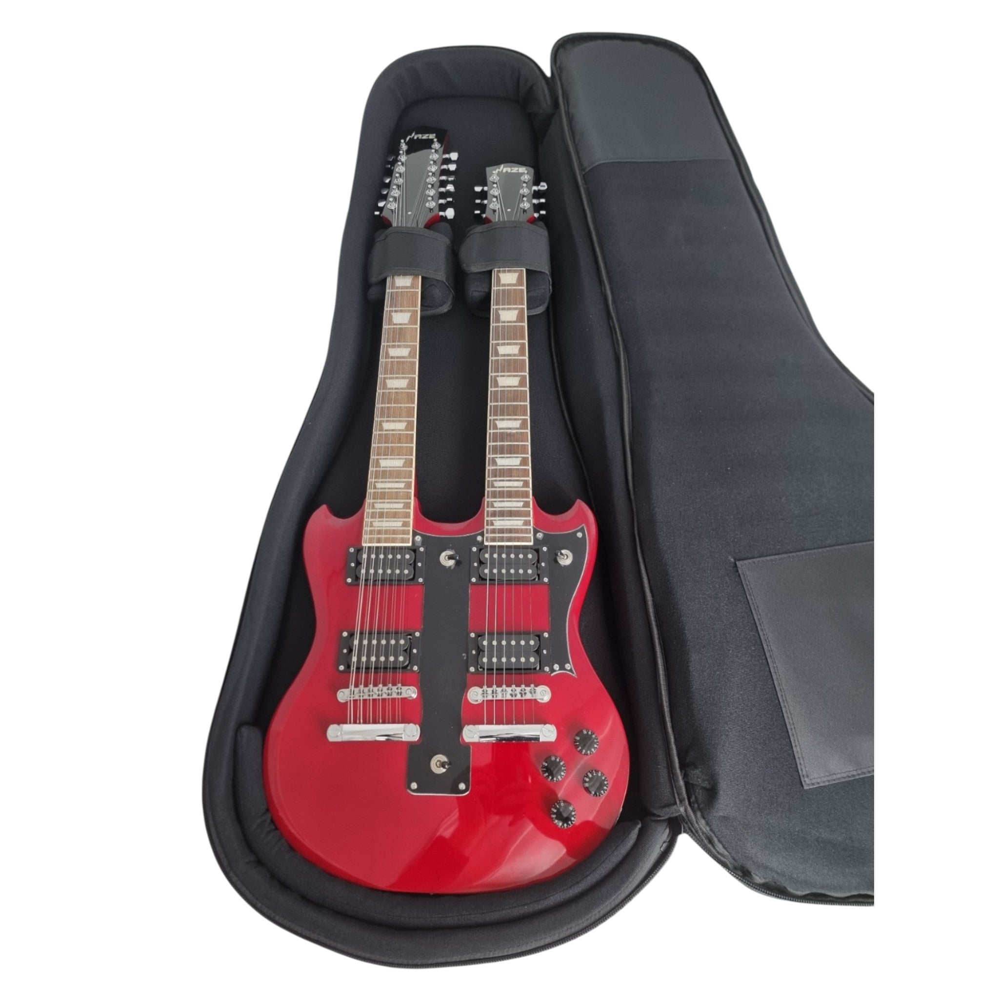 DE20PB 20mm Double Neck Guitar Padded Bag