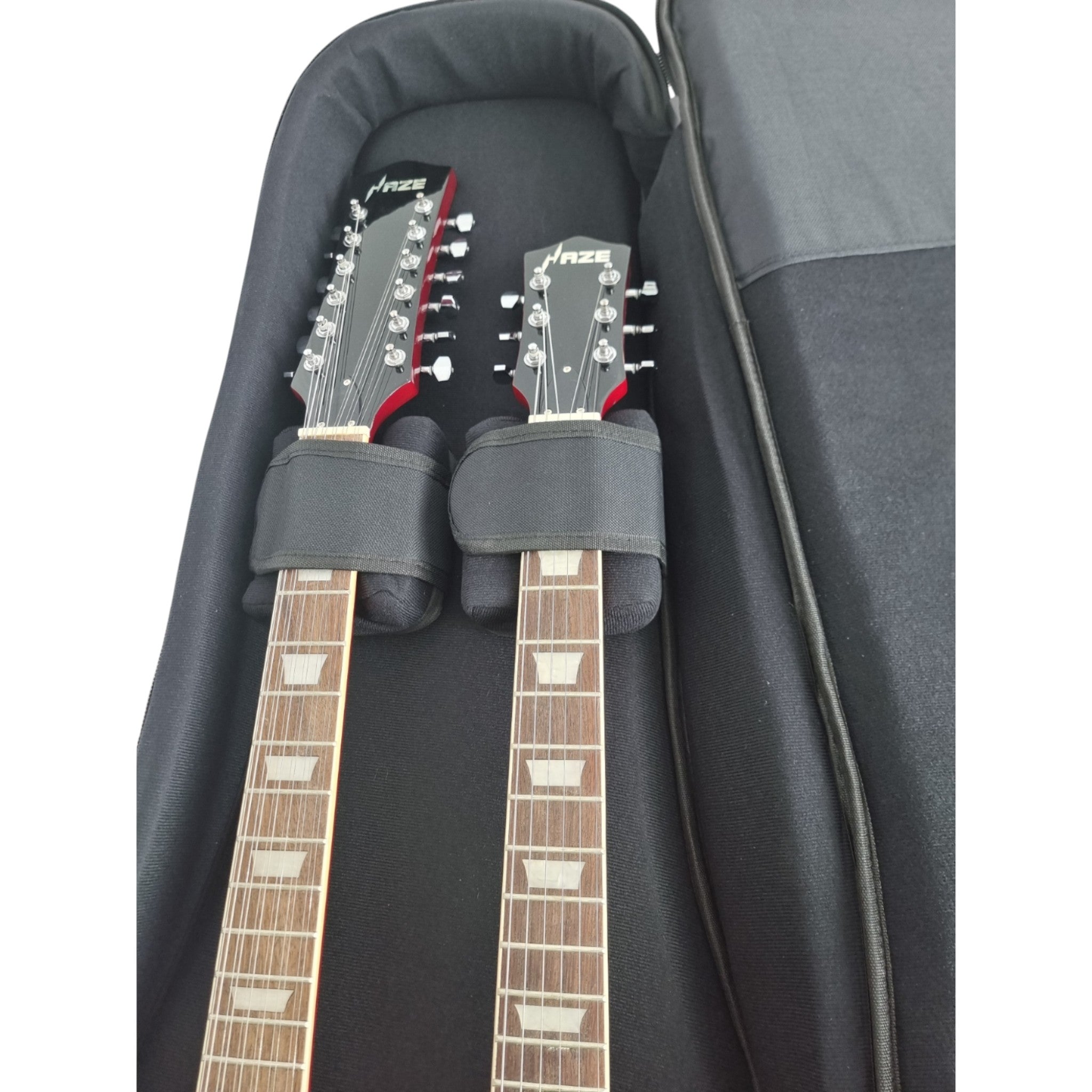 DE20PB 20mm Double Neck Guitar Padded Bag