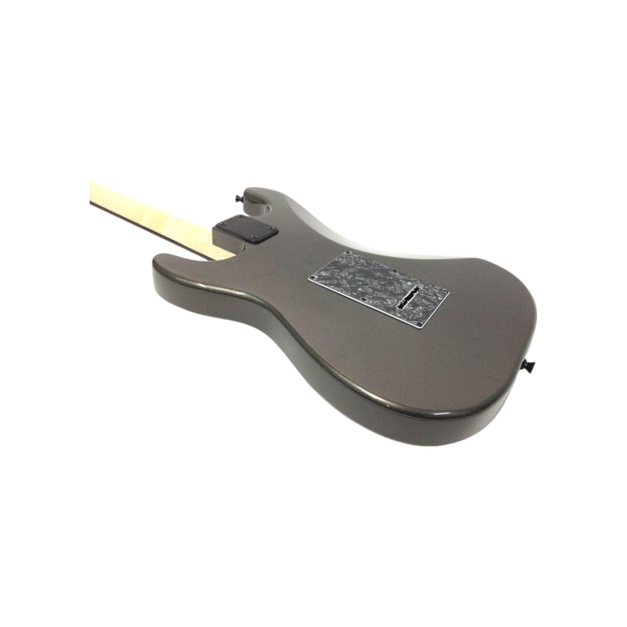 Haze E211 Gunmetal Grey HST Electric Guitar with Accessories + 10W Amp. (Optional)