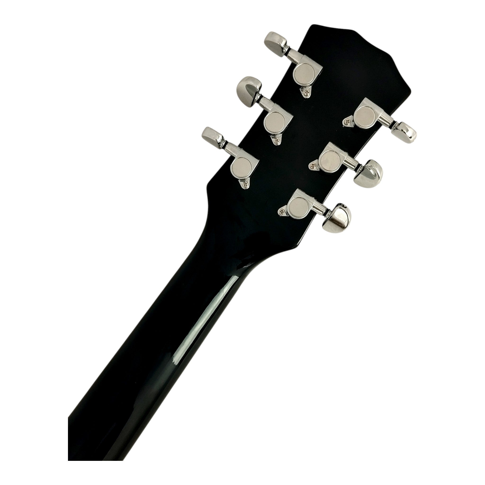 Haze E239 Black Semi-Hollow Electric Guitar with Dual Humbuckers