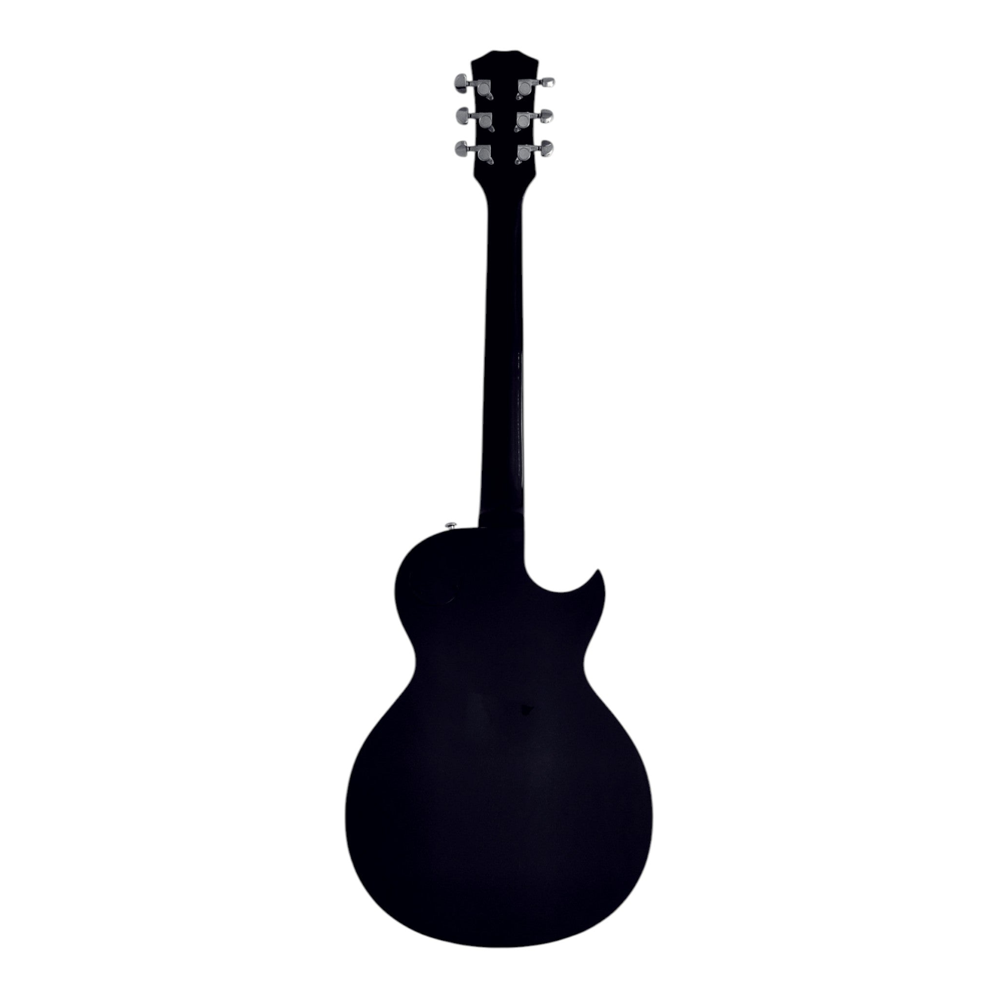 Haze E239 Black Left-Handed Semi-Hollow Electric Guitar with Dual Humbuckers