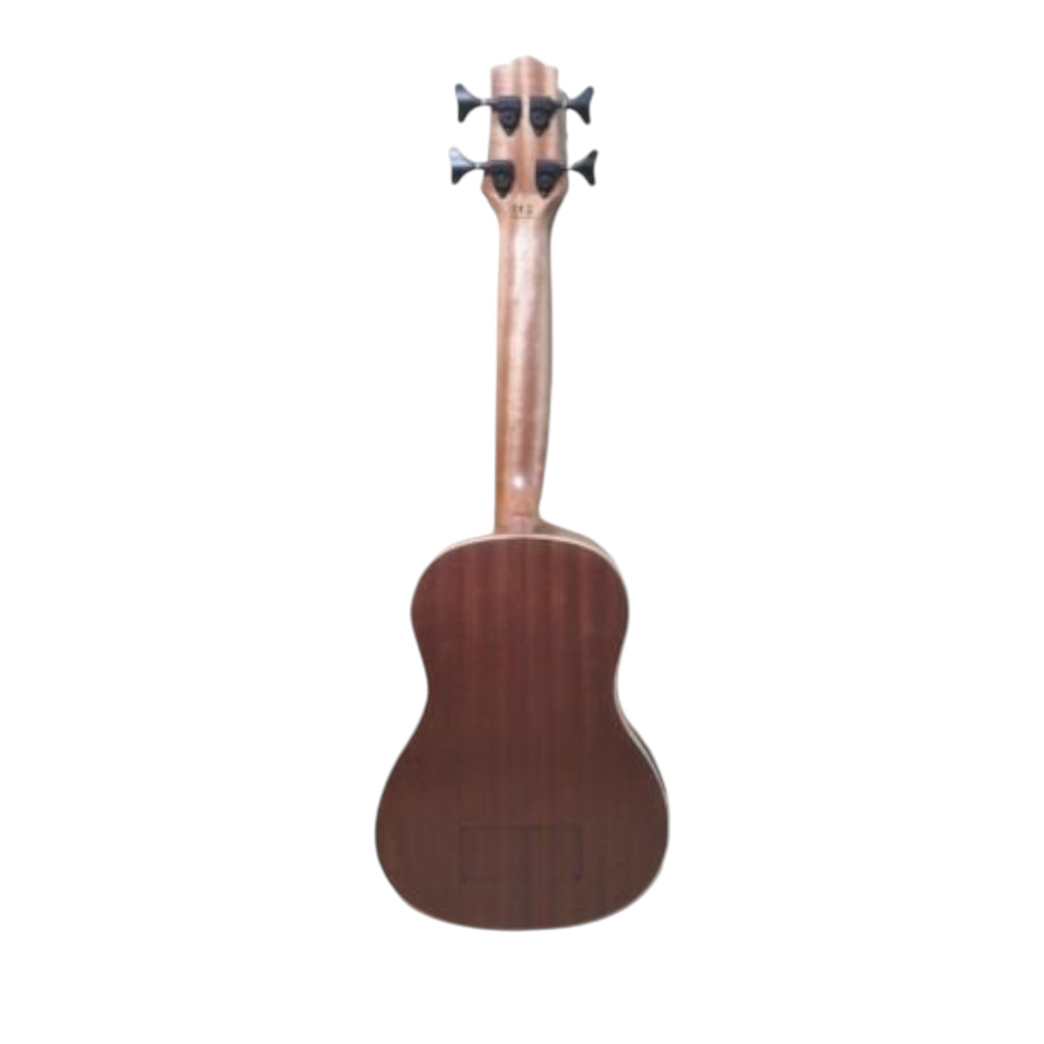 Haze Mahogany Body Walnut Fingerboard Built-in Pickups/EQ Bass Ukulele - Natural HAUB30EQ + Stand