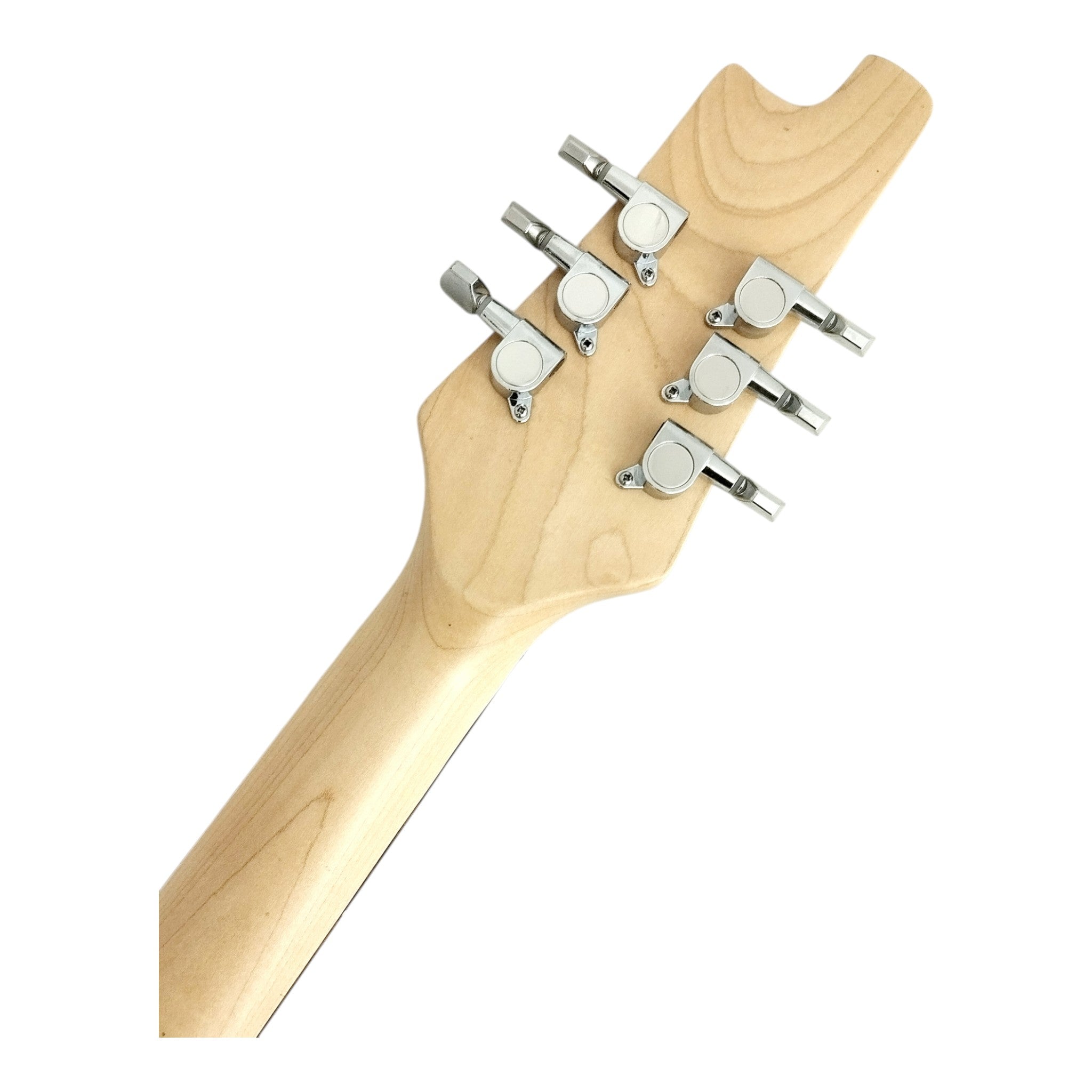 Haze HDE500 Black AK47-Shaped Electric Guitar with LEDs