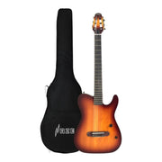 Haze MRC601 'Seraph' Sunburst Nylon String Classical-Electric Guitar with Piezo Pickups