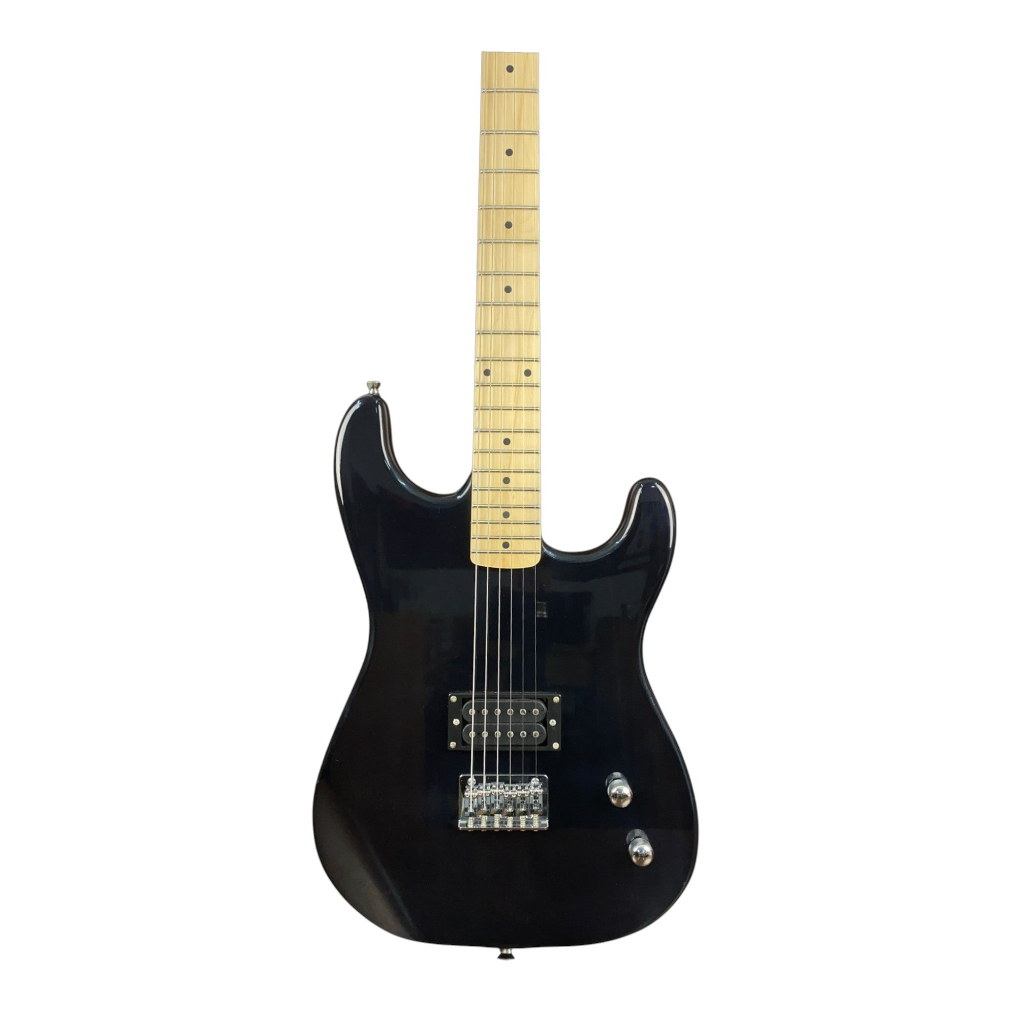 Haze HST01 "Asteroid" Black 3/4 Size Student Electric Guitar