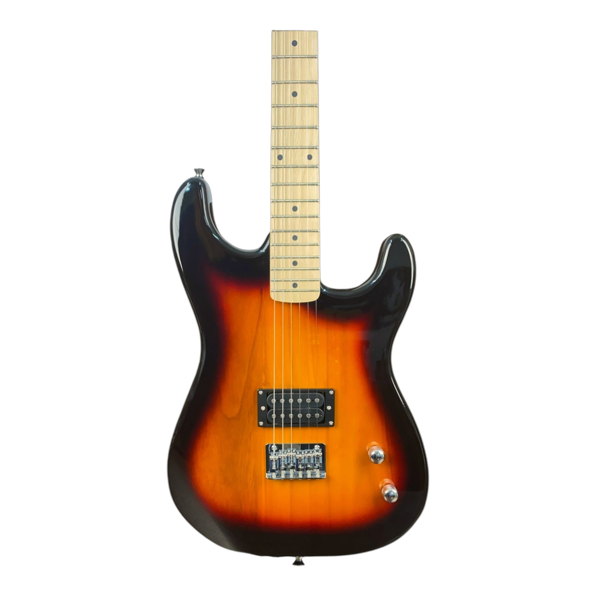 Haze HST01 "Inferno" Sunburst 3/4 Size Student Electric Guitar + 10W Amp (Optional)