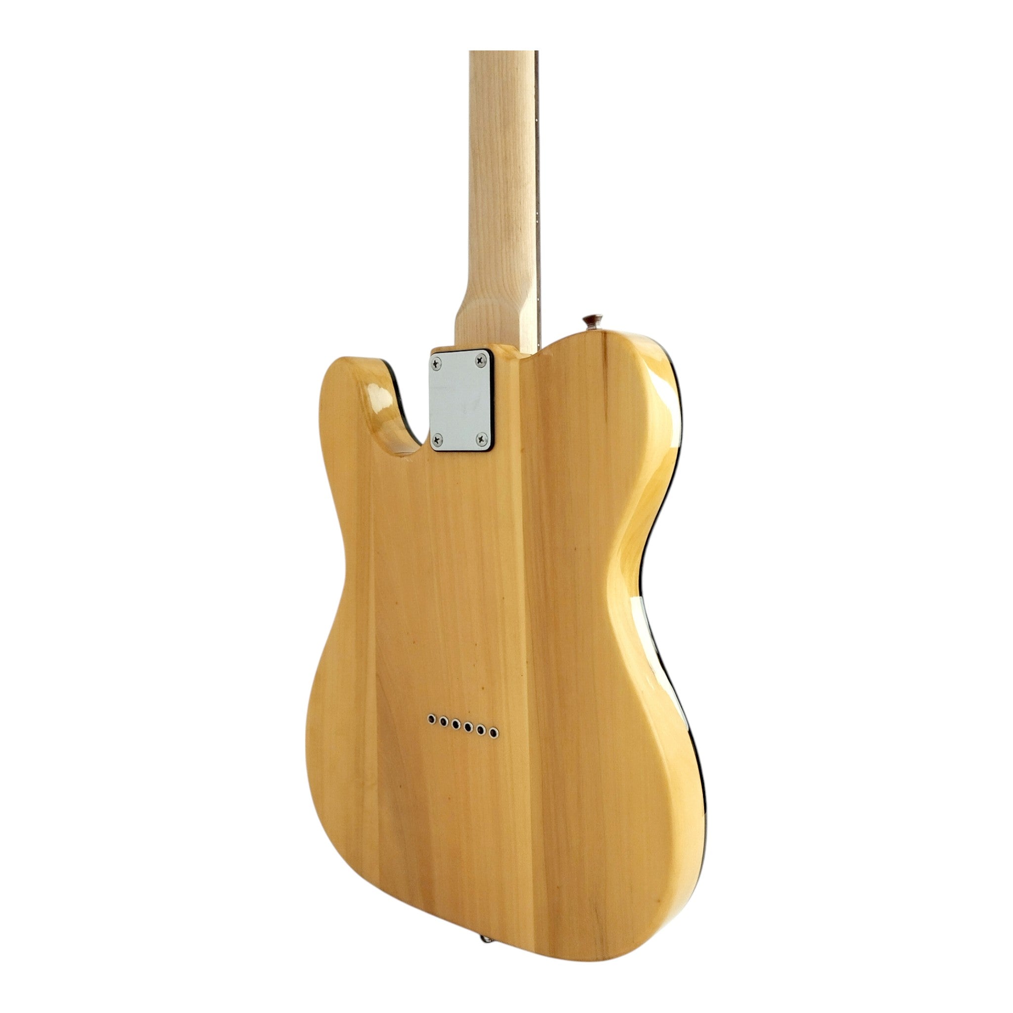 Haze HSTL100 Natural 12-String Electric Guitar with Ash Burl Top