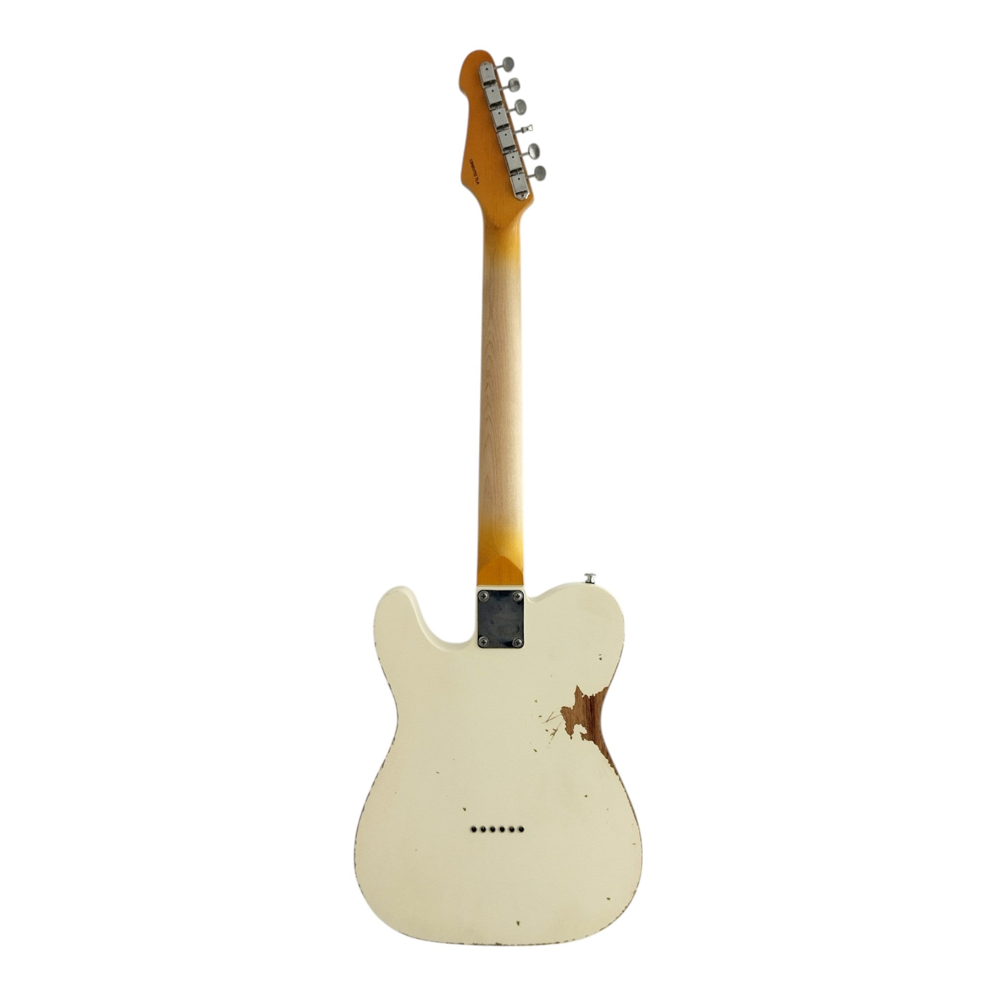 Haze HSVT White Relic Electric Guitar with Single Coils