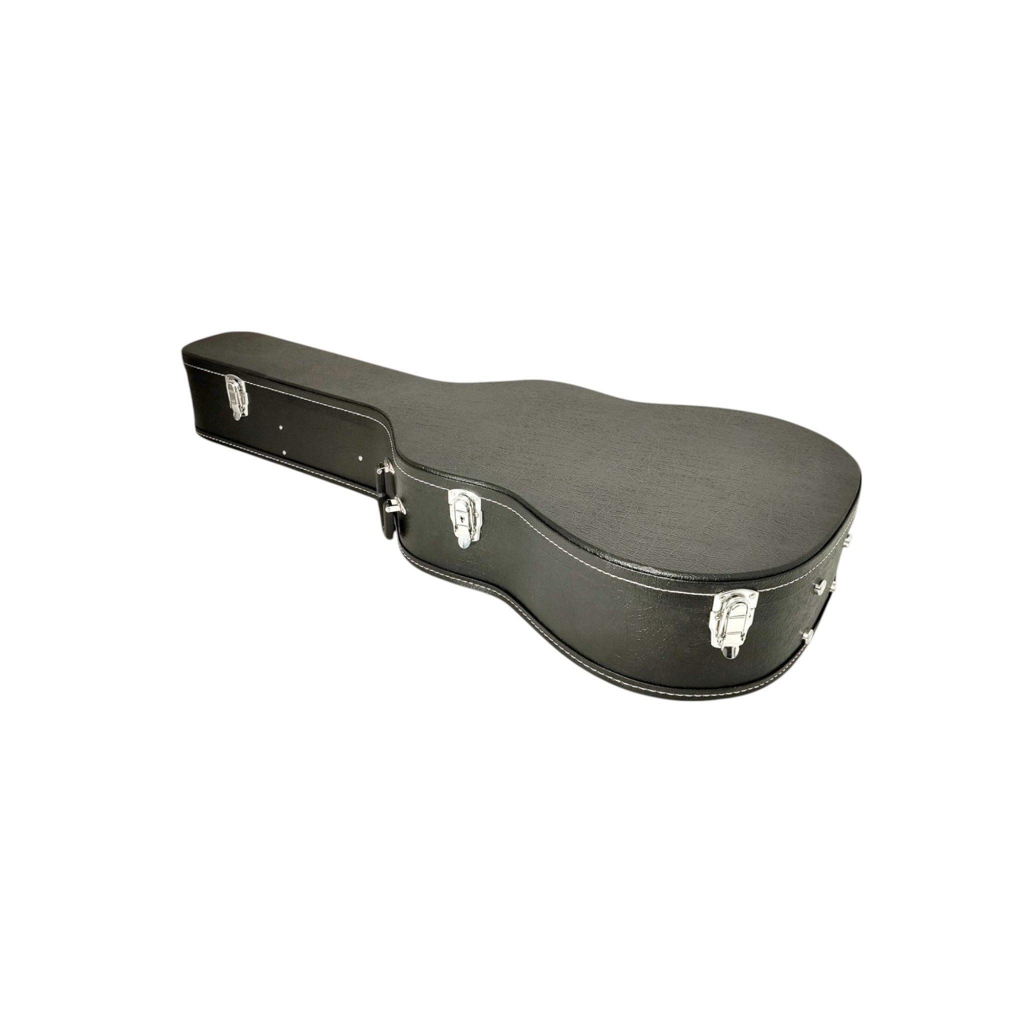 Haze LOTUS Parlor Acoustic Guitar – Solid Cedar Top, Gloss Natural, Abalone Vine Inlay