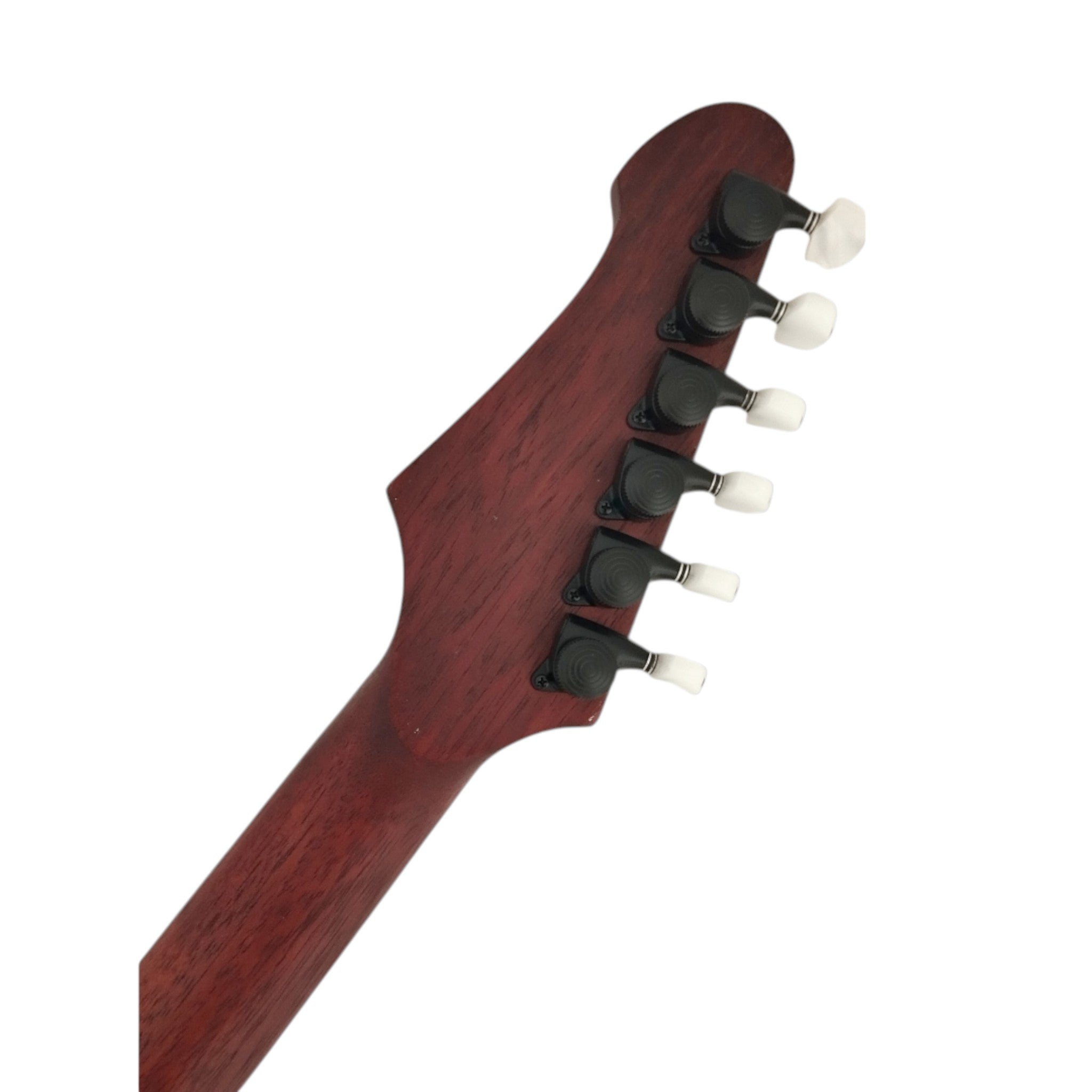 Haze MRE600 Black Silent Electric Guitar with Piezo Pickups