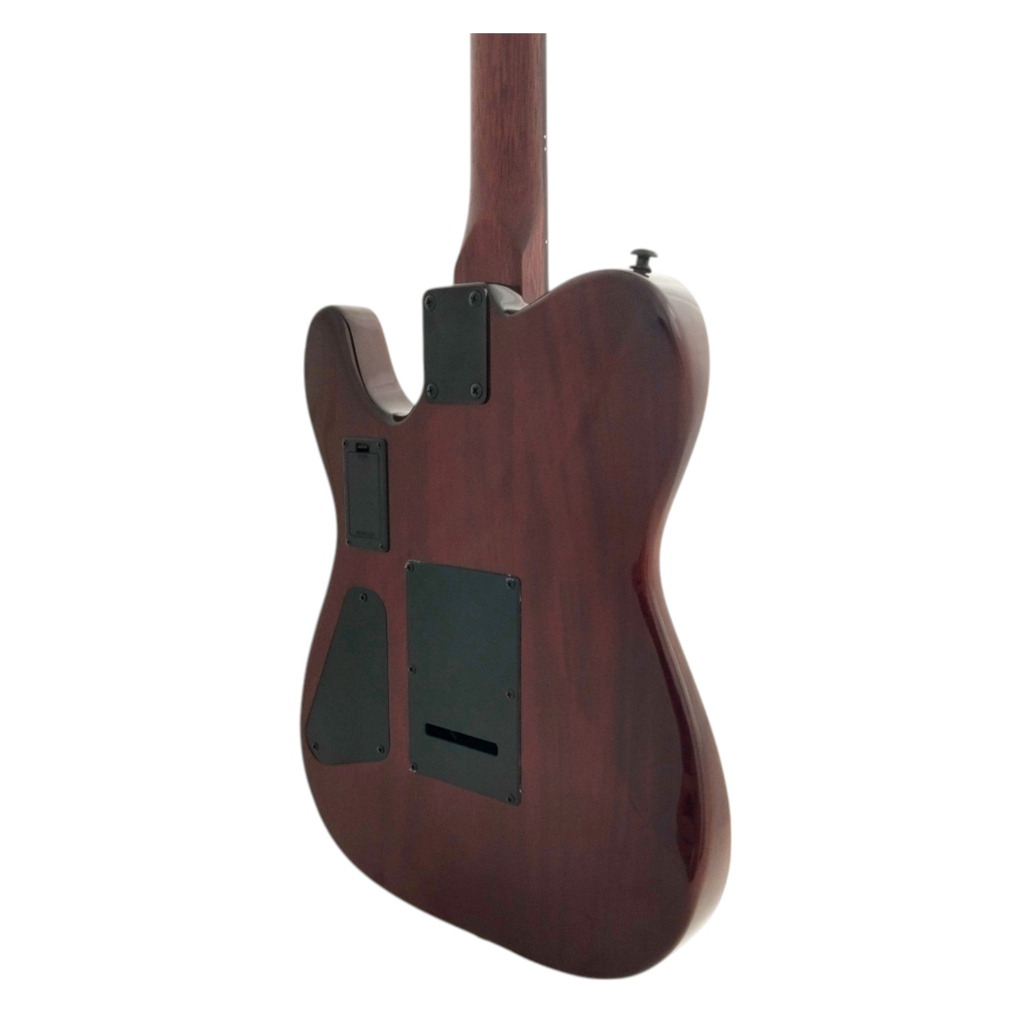 Haze MRE600 Black Silent Electric Guitar with Piezo Pickups