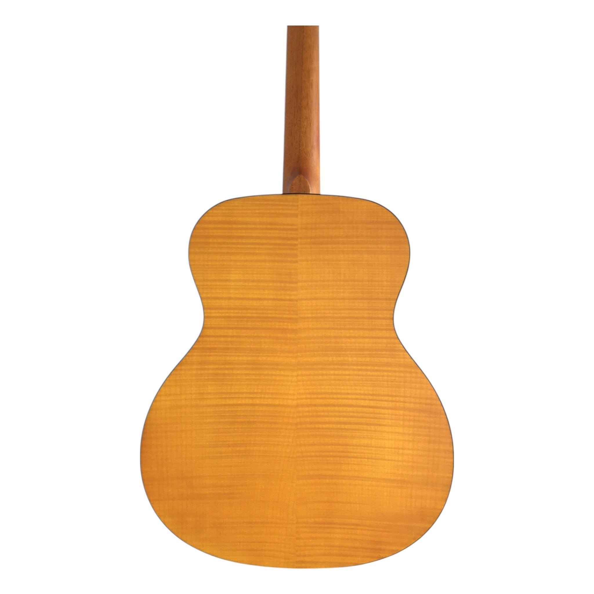 Haze SDG727 Roundneck Resonator Guitar, Flame Maple, with Pickups + Free Gig Bag