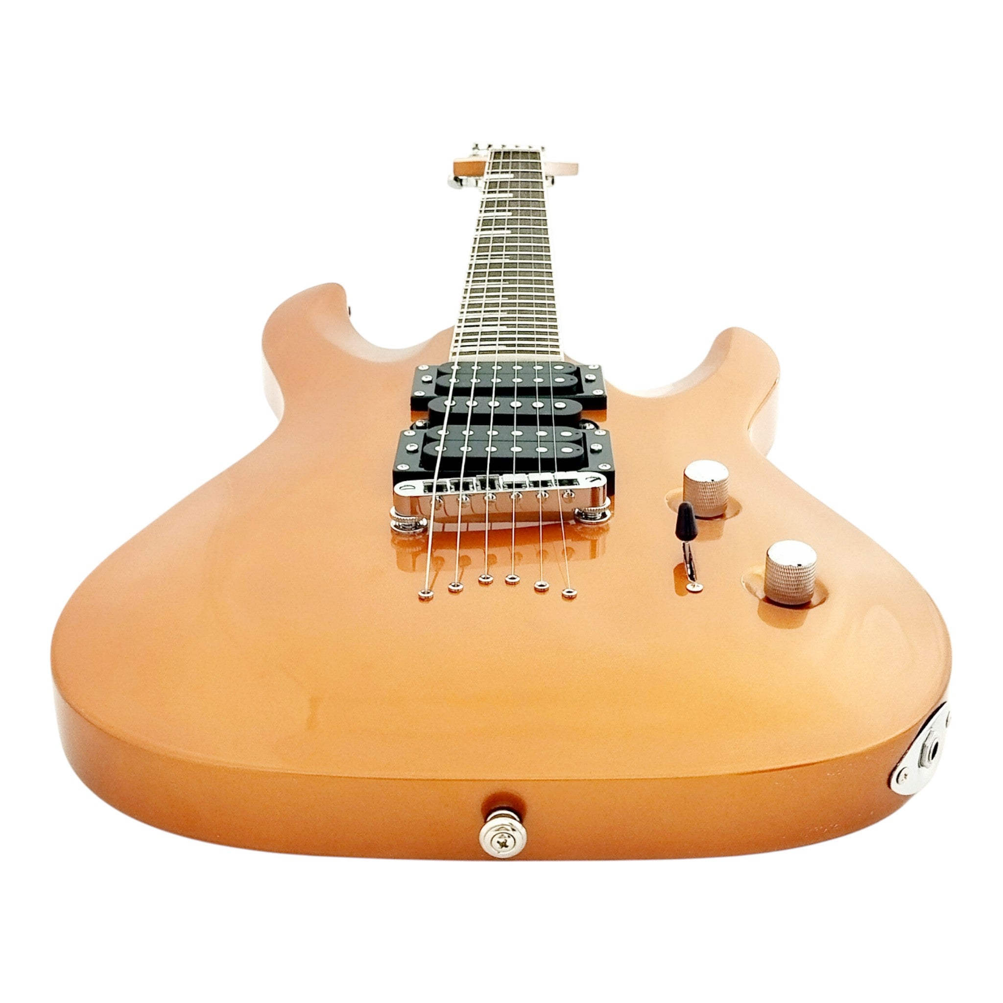 Haze SEG258 Golden Electric Guitar with HSH Pickups