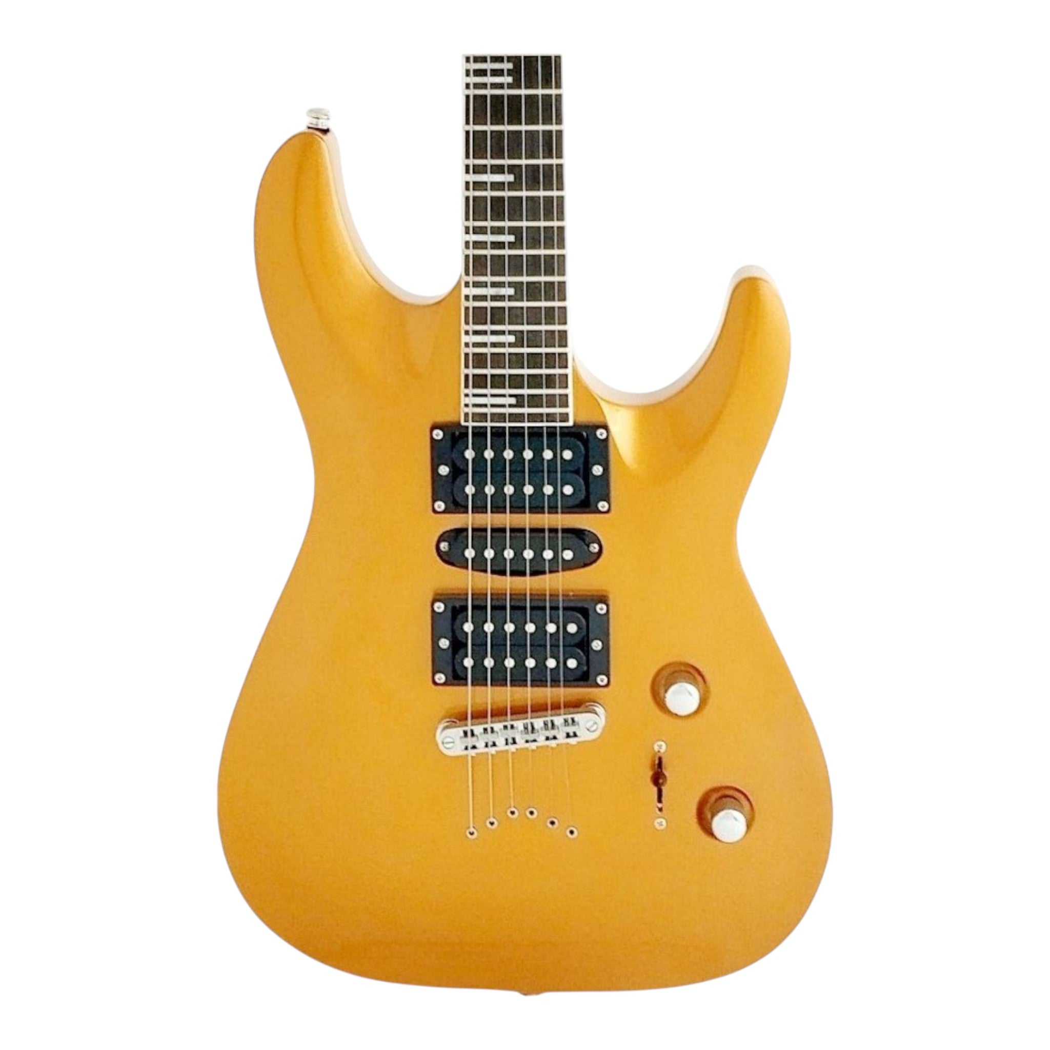 Haze SEG258 Golden Electric Guitar with HSH Pickups