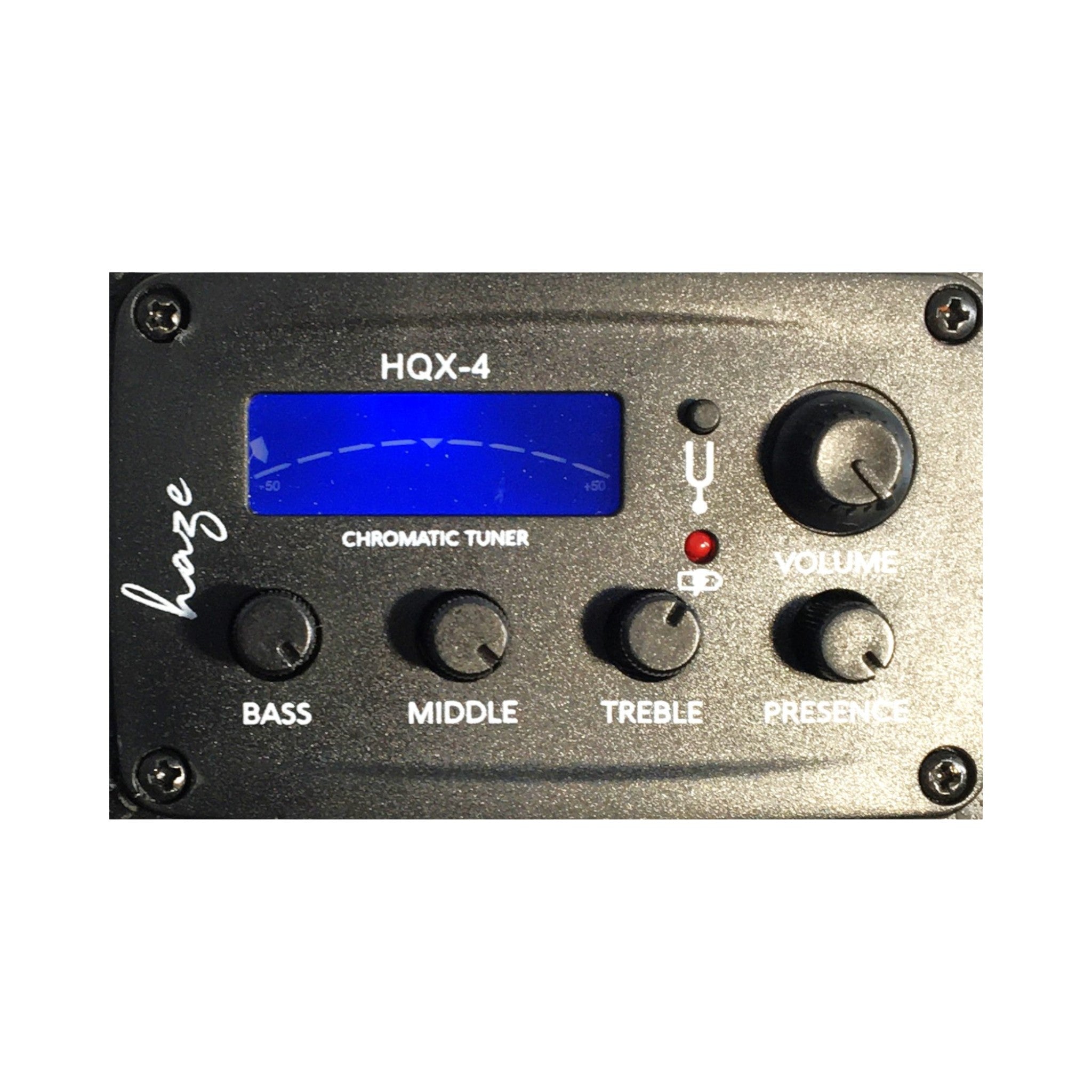 Haze SP721CEQN Fibre Glass Roundback Built-In Pickups/Tuner Acoustic Guitar - Natural with Accessories and 10W Amp. (Optional)