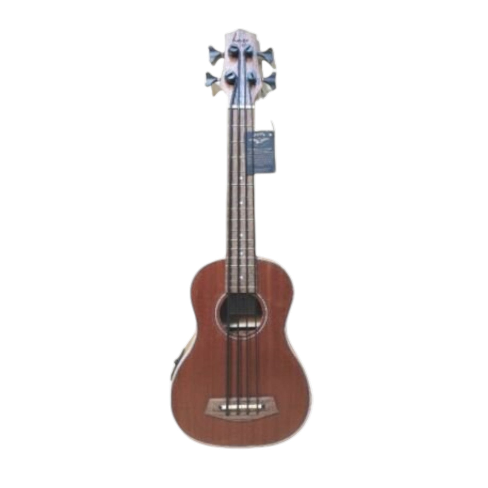 Haze Mahogany Body Walnut Fingerboard Built-in Pickups/EQ Bass Ukulele - Natural HAUB30EQ