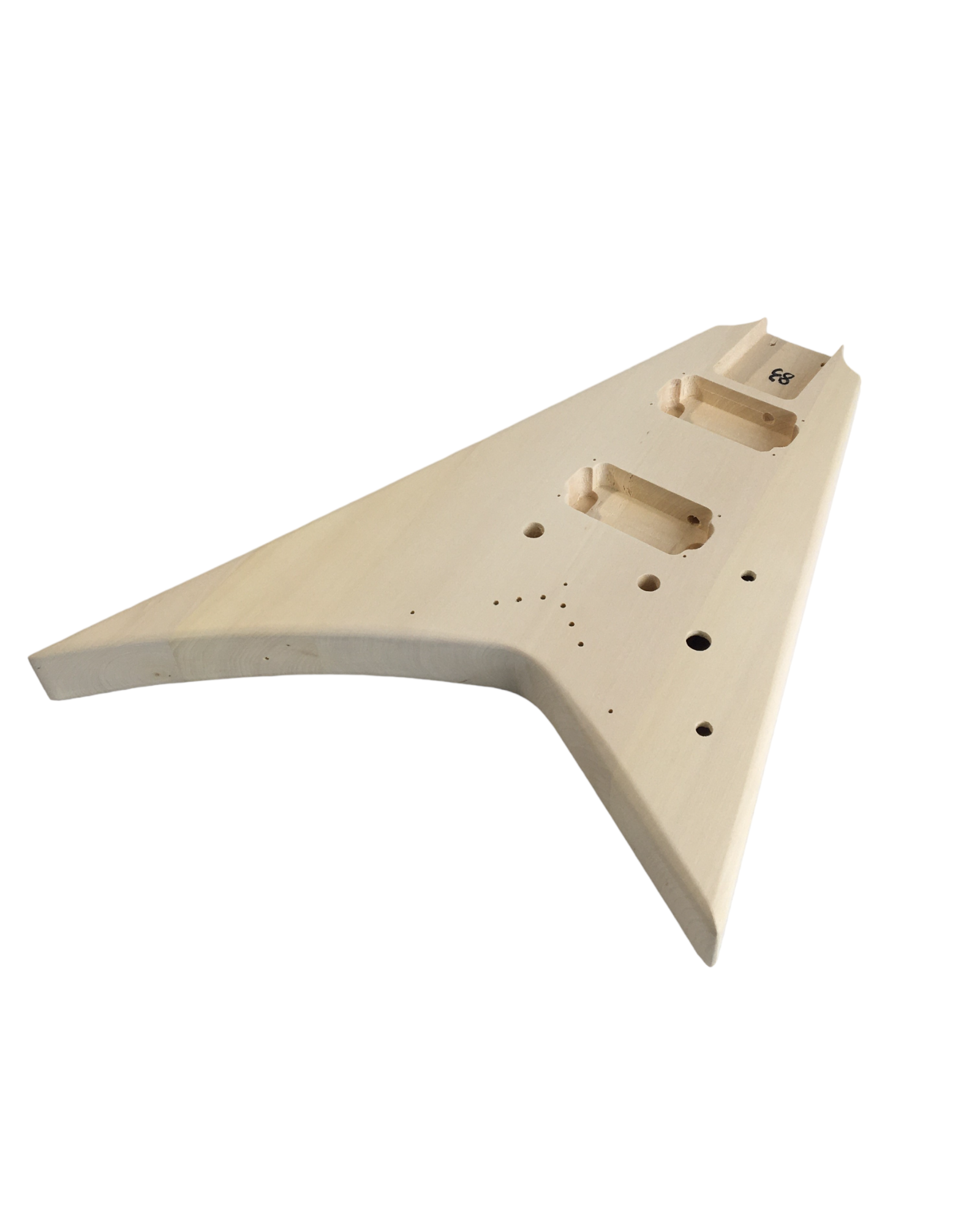 Pre-Order (Est. End of Jan 2026): HSFV1950BHDIY Solid Basswood Body Electric Guitar DIY Kit, No-Soldering, H-H