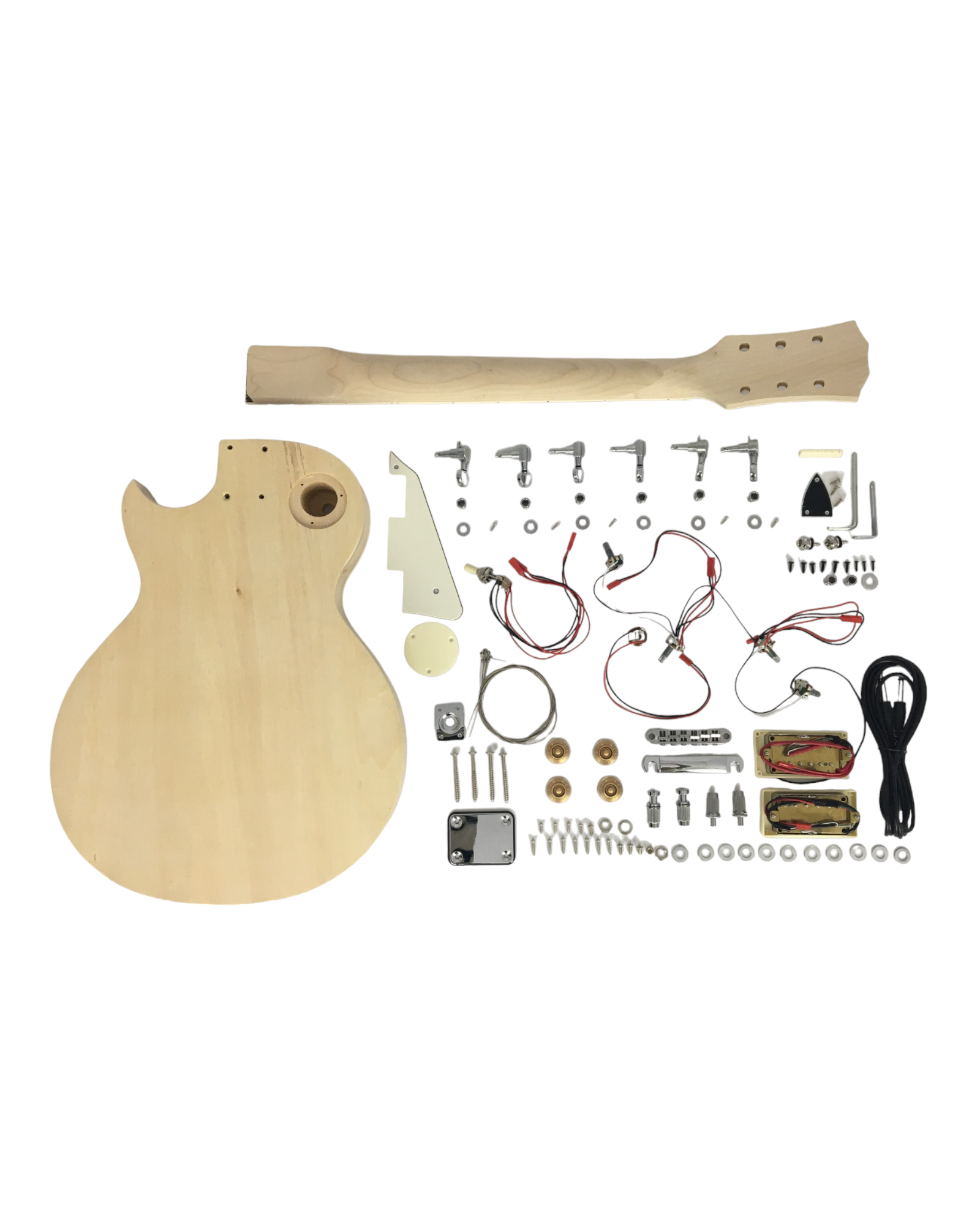 Hollow Body Electric Guitar DIY, No-Soldering, bolt neck E239PBDIY