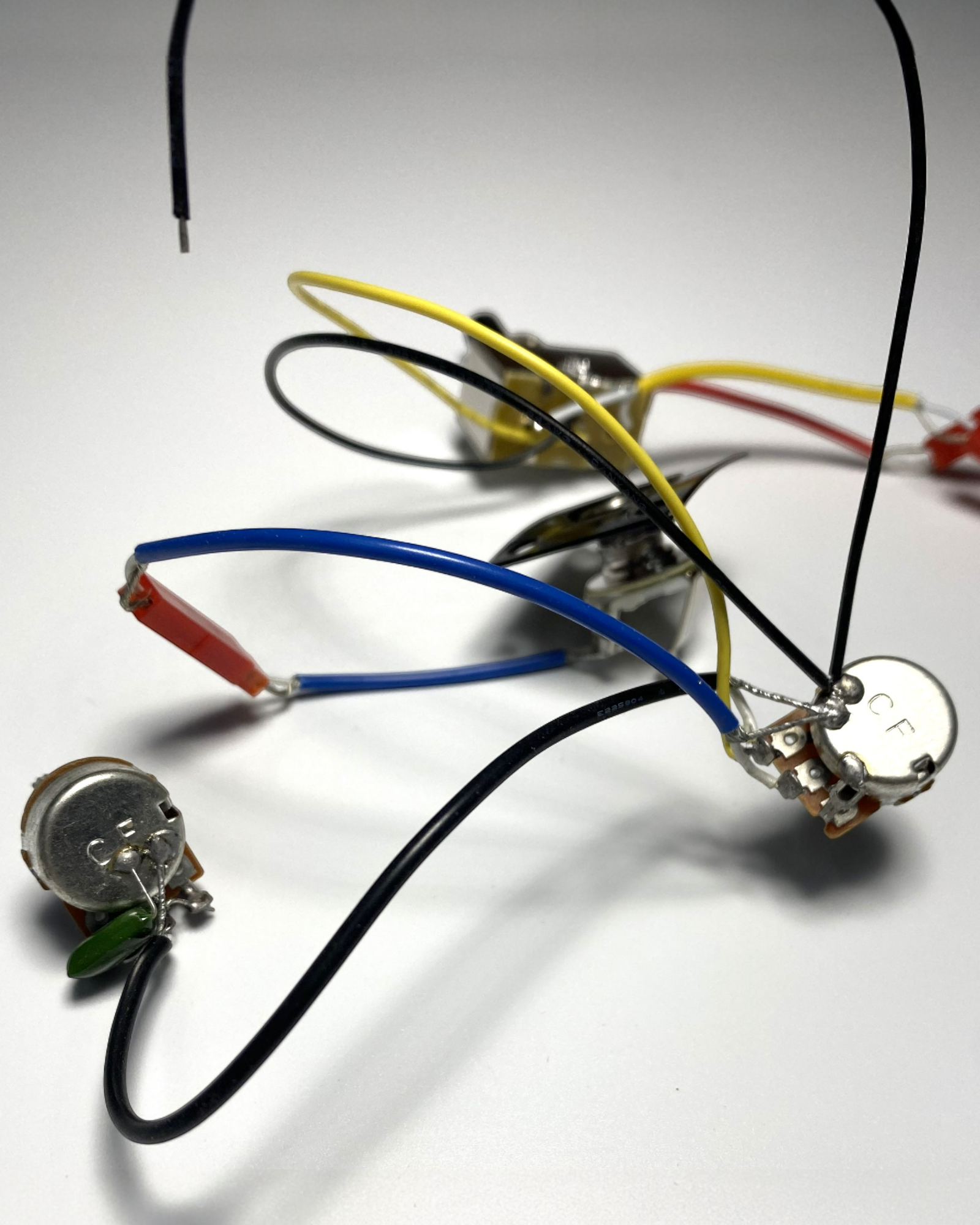 Pre-Order (Est. End of Jan 2026): HSFV1950BHDIY Solid Basswood Body Electric Guitar DIY Kit, No-Soldering, H-H