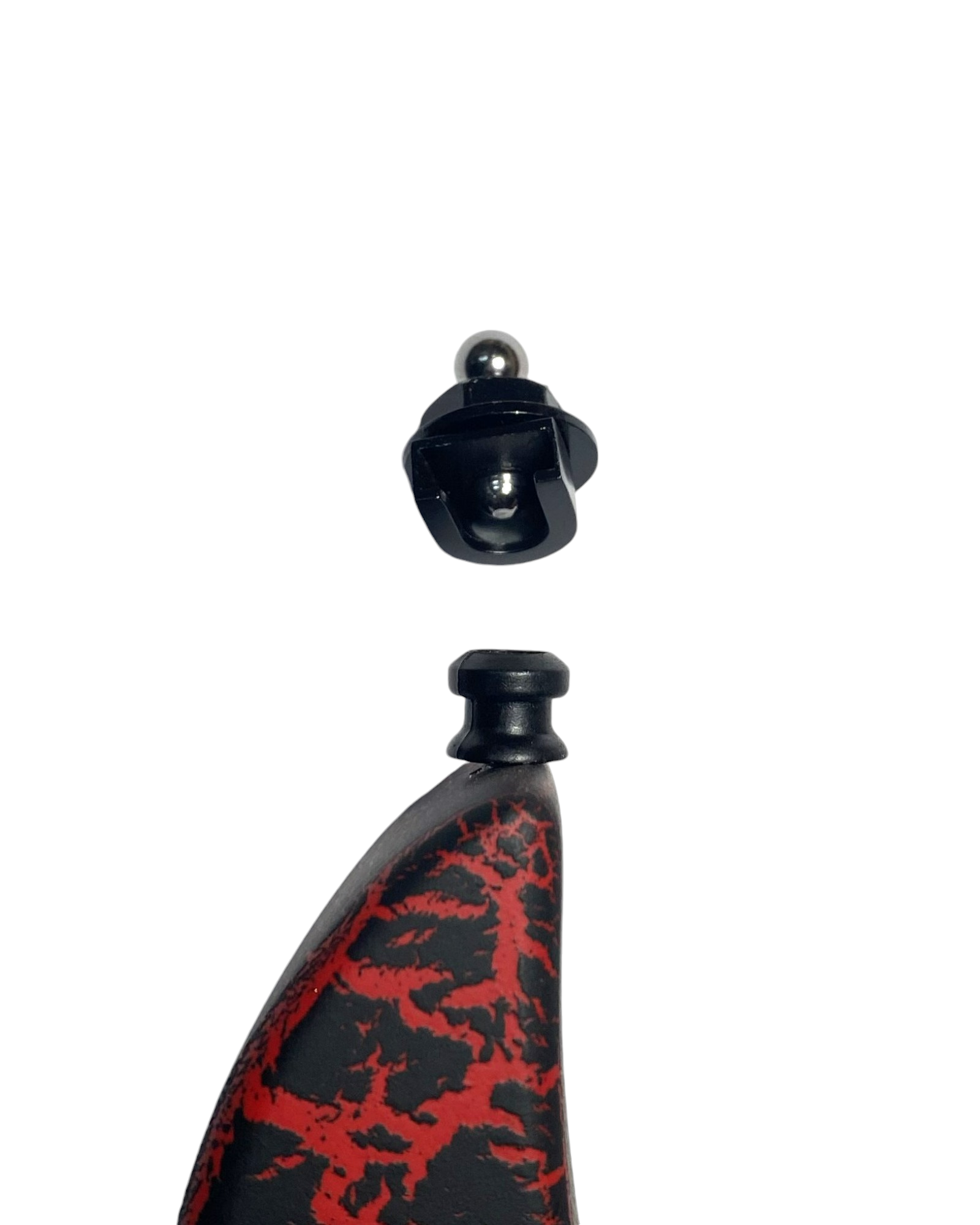 Haze HJKBK Black Guitar Strap Locks + Haze Strap Combo