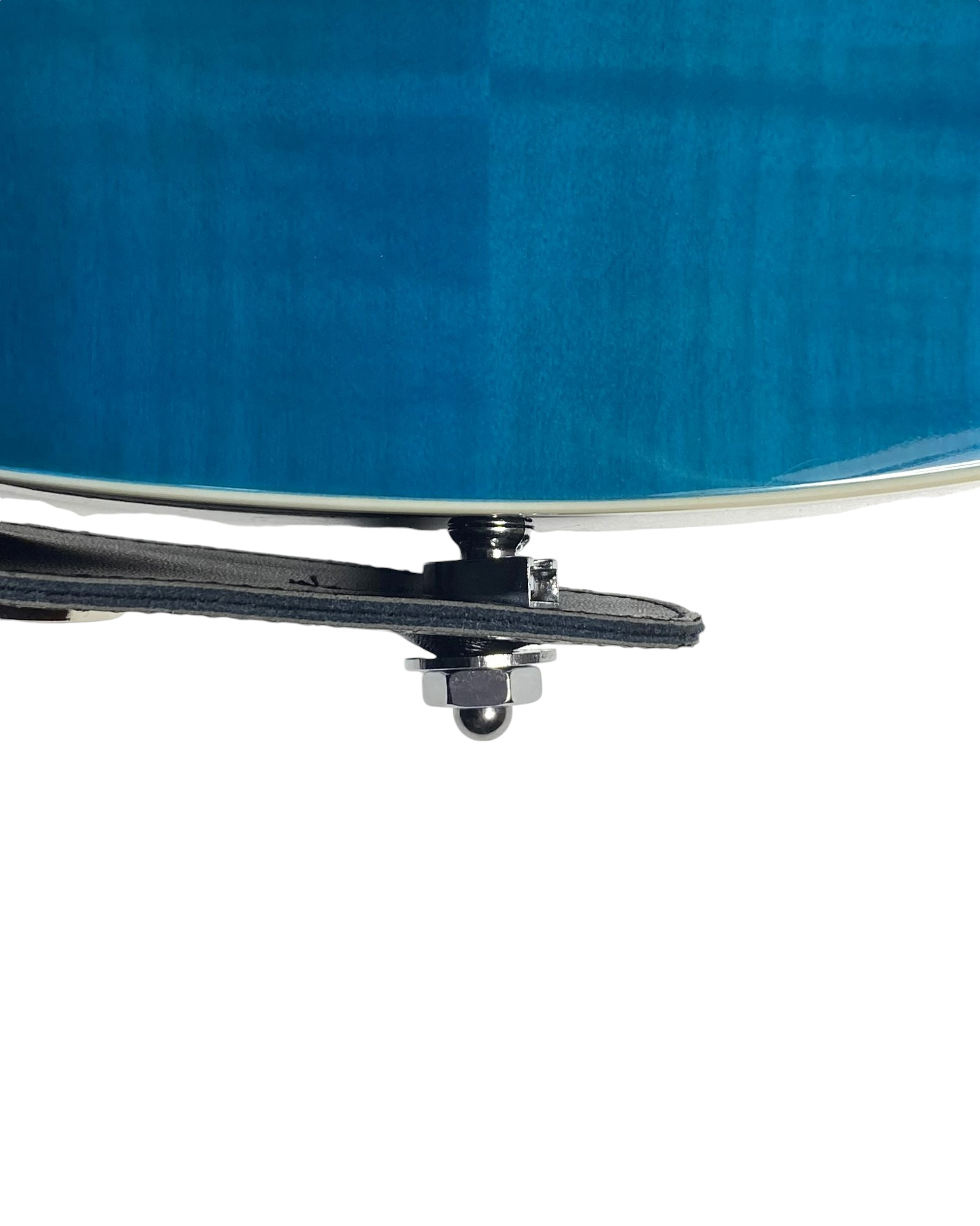 4 HJKCR Guitar Strap Locks (2 Sets) with Wrench & Bottle Opener Function - Silver