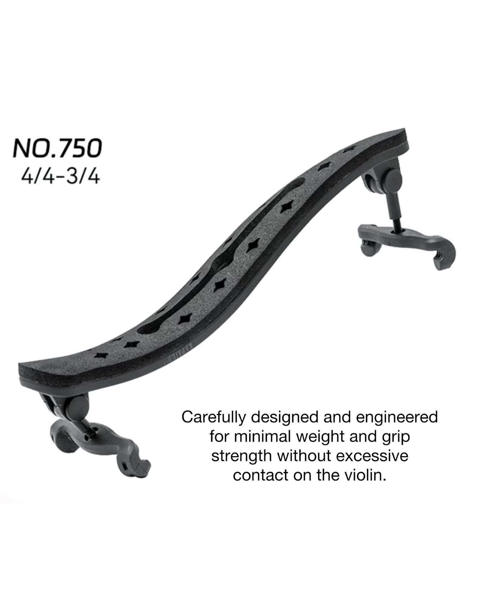Kapaier Ultralight Violin Shoulder Rest for 3/4 and 4/4 Size - NO750