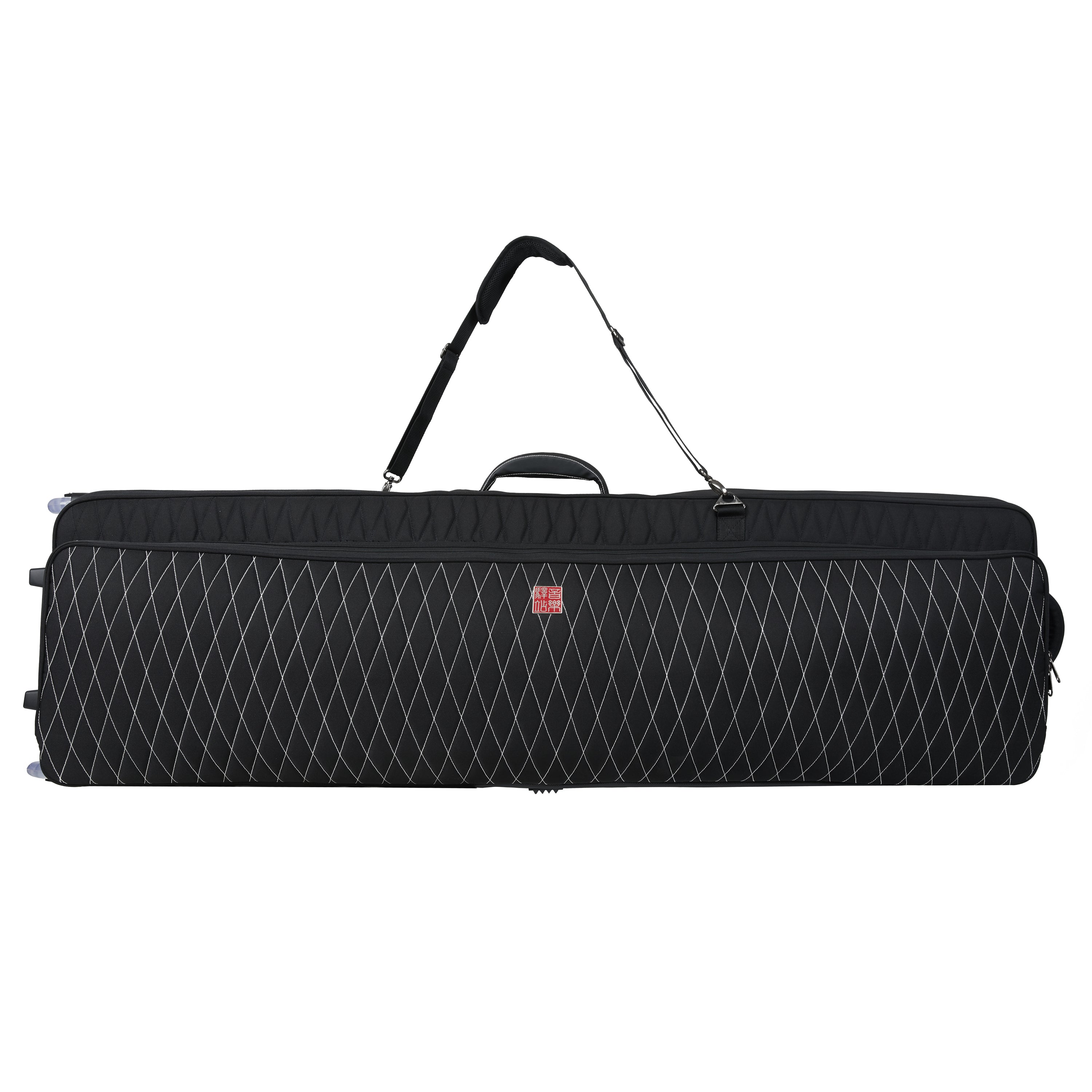 Music Area RB30 30mm Padded Weather-Proof Case for 88-Key Electric Keyboard w/ Wheels-  RB30KEY88BLK