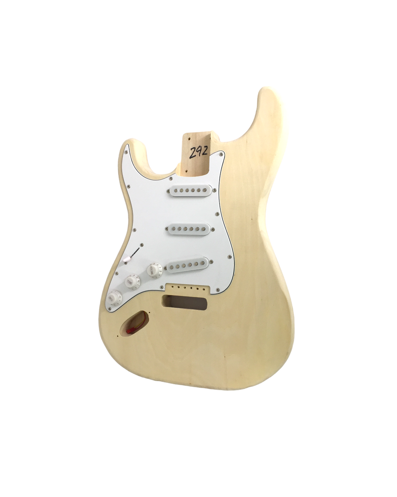 Left-Hand Haze HSST1910MFLDIY Left-Handed Solid Basswood Electric Guitar, No-Soldering