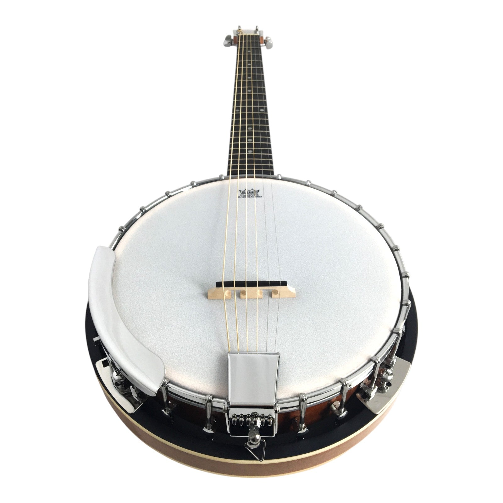 Caraya 6-String Mahogany Body Resonator Banjo - Natural BJ006