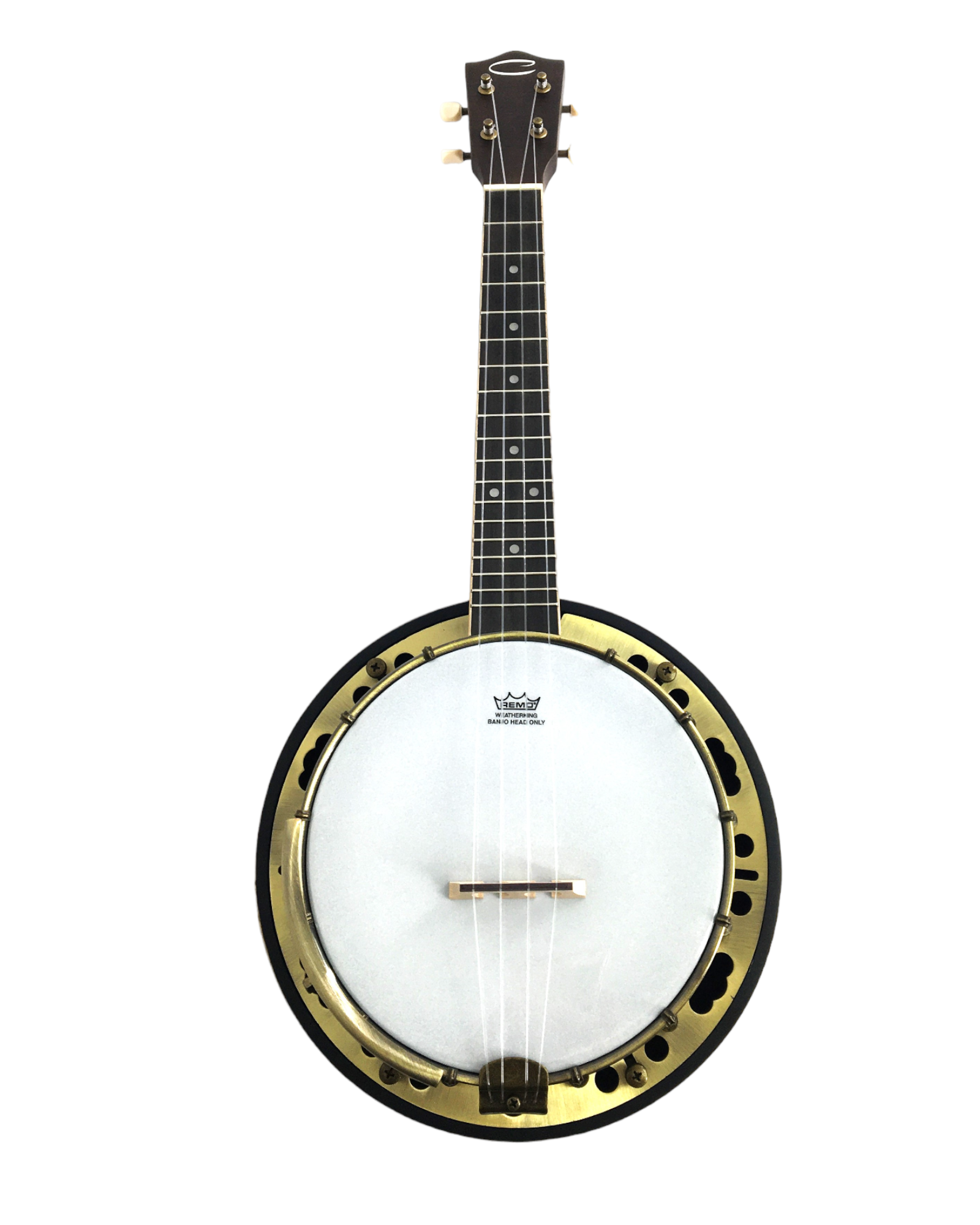 Caraya 4-String Maple Body Resonator Banjolele - Natural SBJUK118