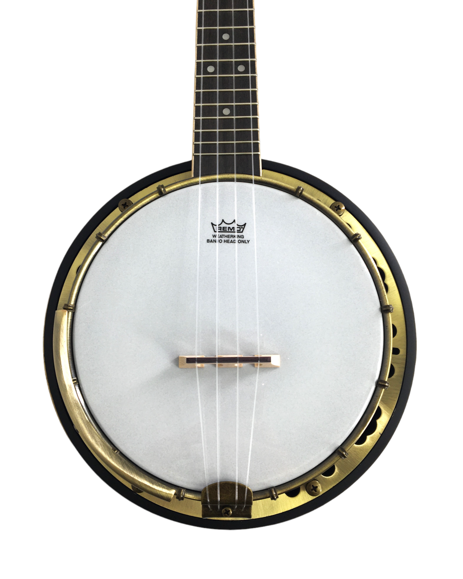 Caraya 4-String Maple Body Resonator Banjolele - Natural SBJUK118