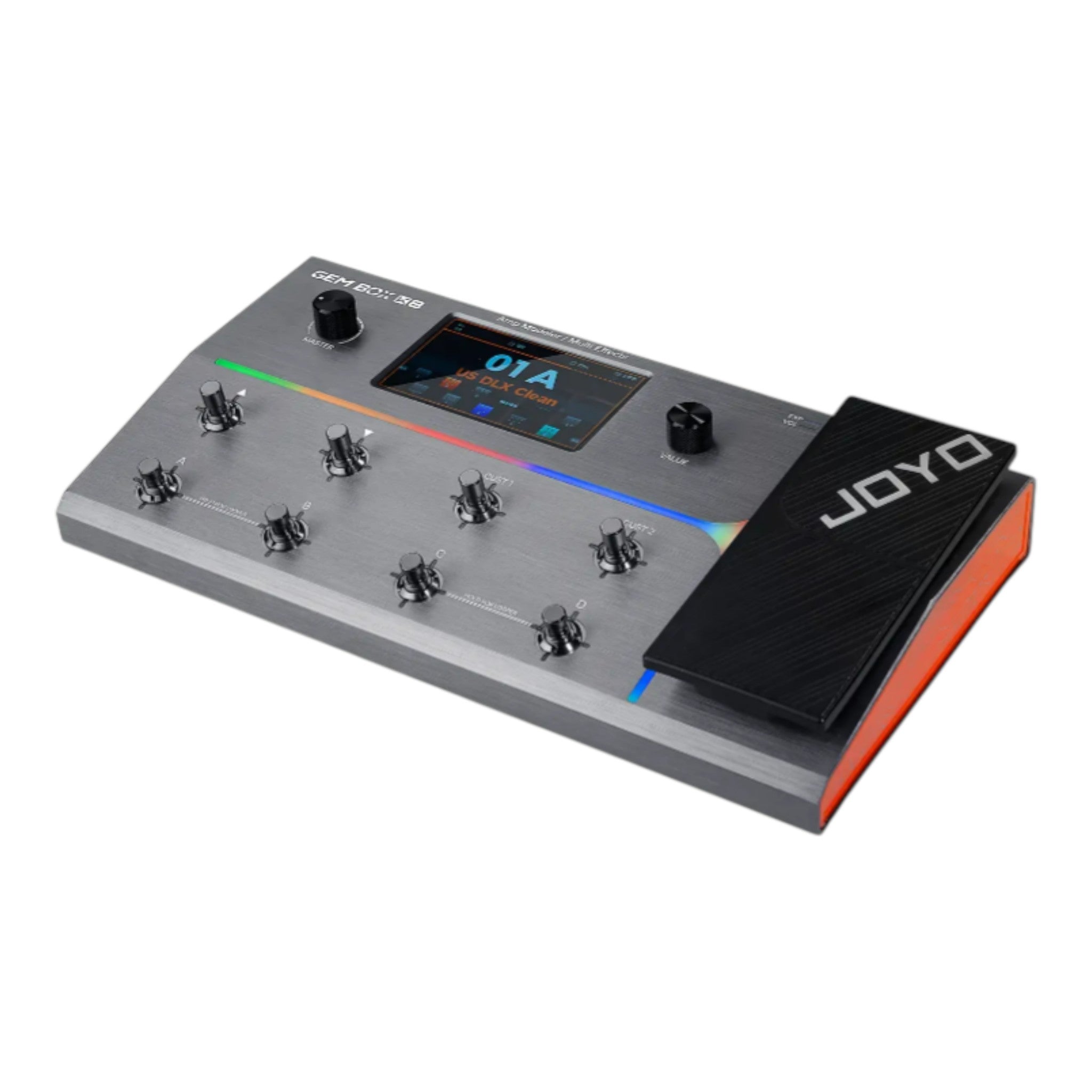 Joyo GEMBOX K8 Guitar Amp Modeller Multi-Effects Processor w/ Built-In USB-C Audio Interface & Expression Pedal - GEMBOXK8