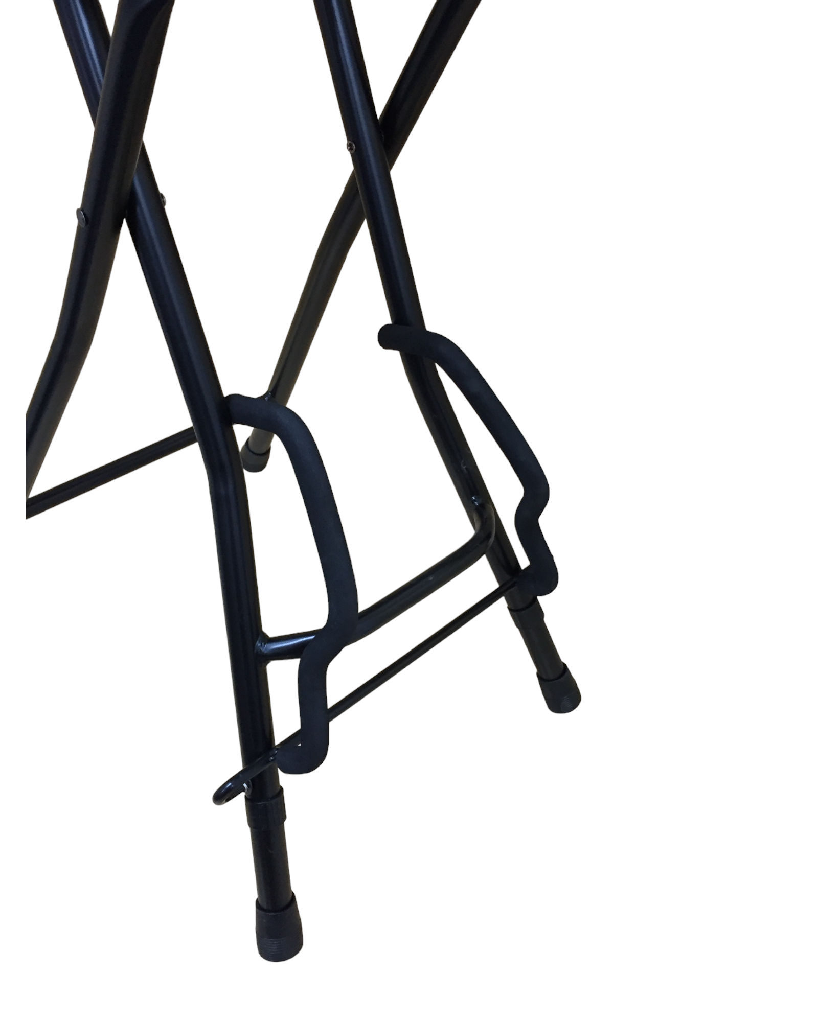 Haze KB011 2-in-1 Foldable Guitarist Stool w/Guitar Holder and Backrest