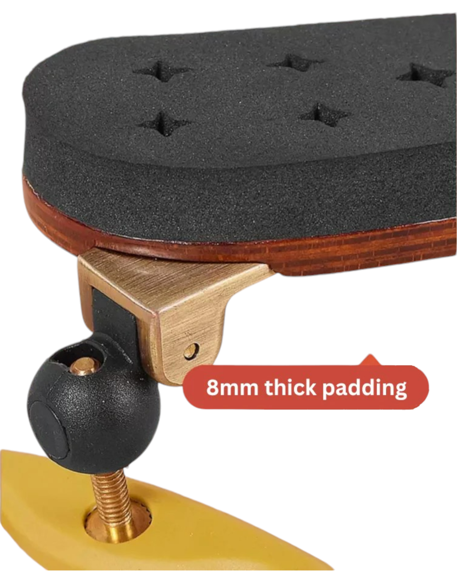 Kapaier Collapsible Arched Violin Shoulder Rest for 3/4 and 4/4 Size - NO950