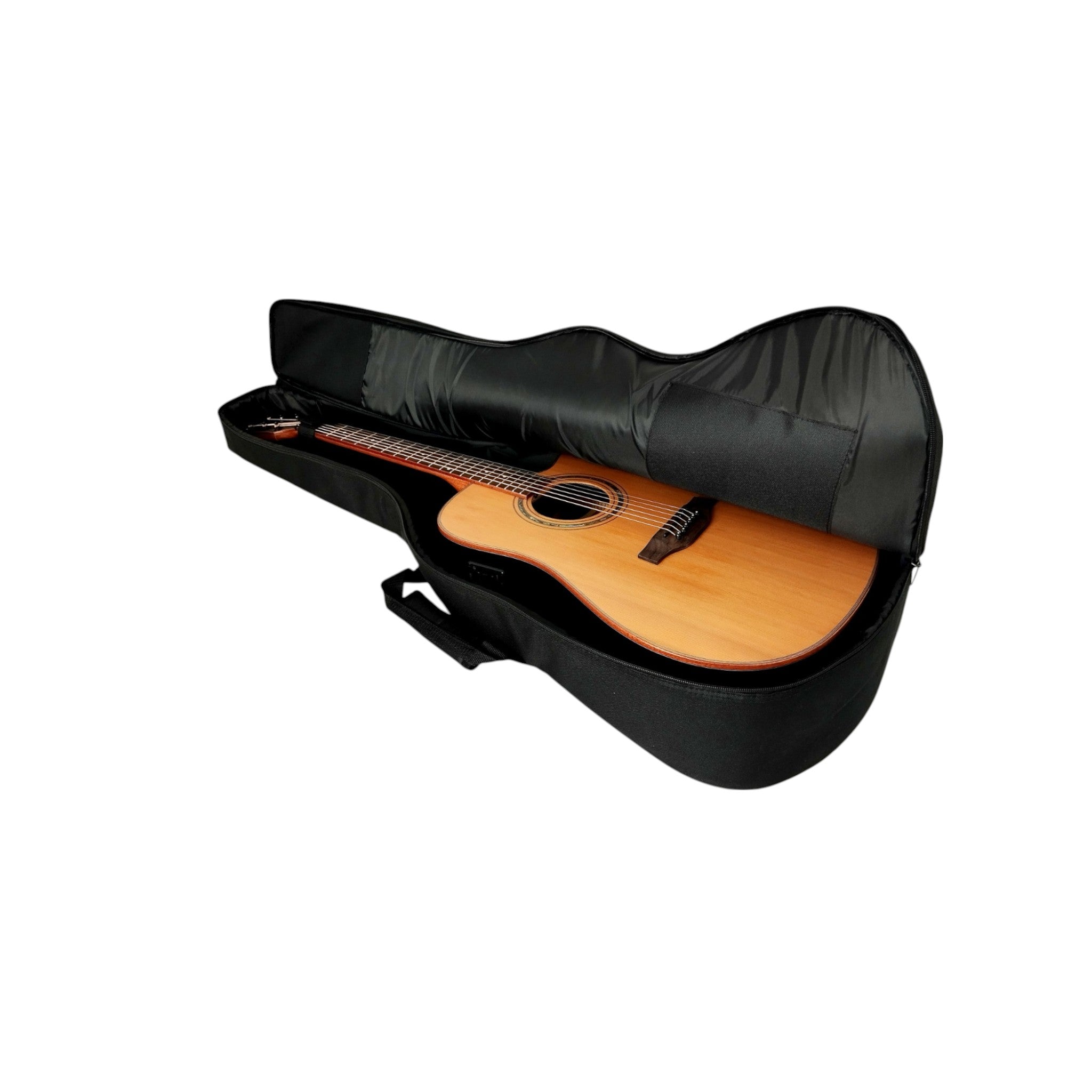 Klema K300DCCE Solid Canadian Cedar Top Indian Rosewood Body Fishman Pickup Acoustic Guitar - Natural