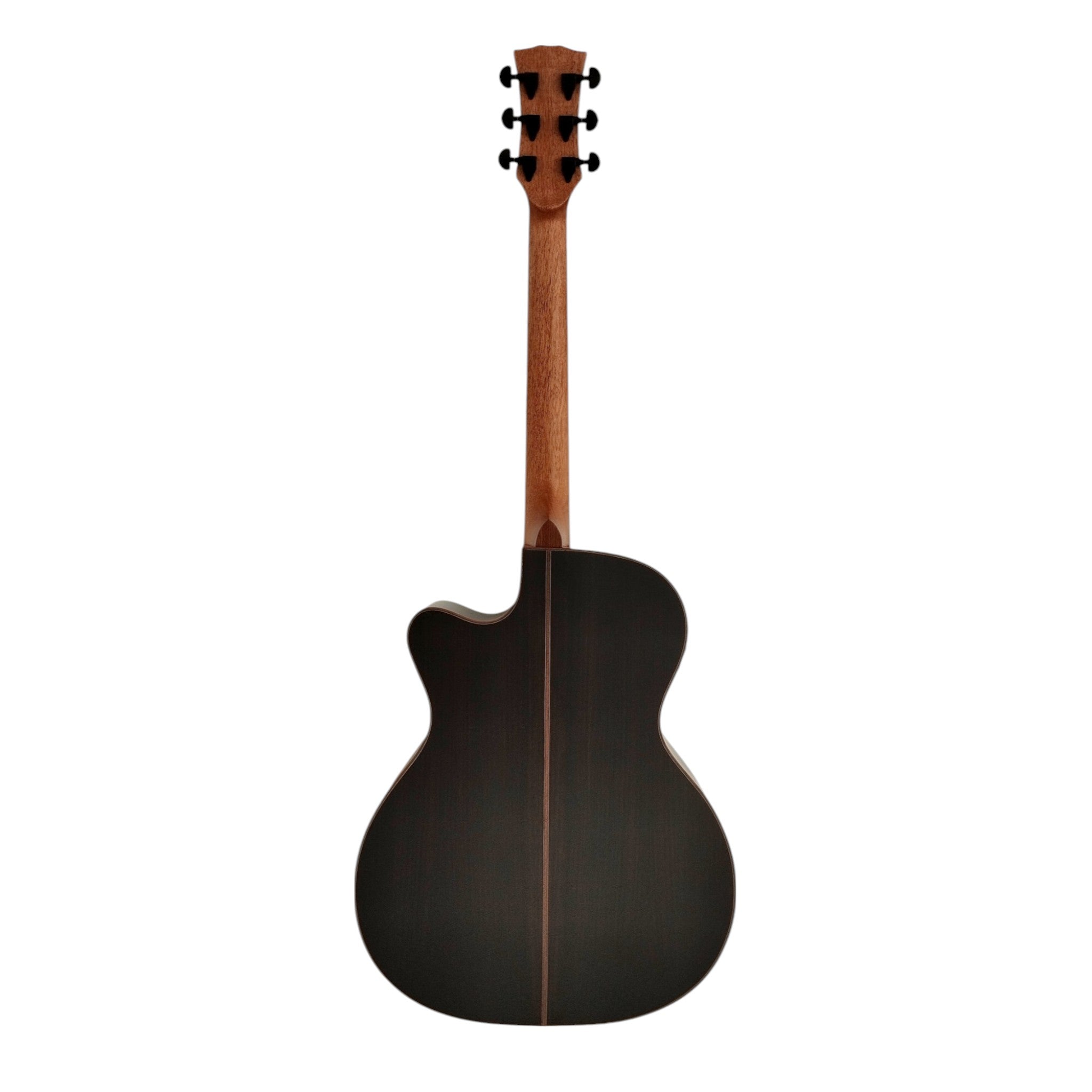 Klema K300JCCE Solid Cedar Top Indian Rosewood Body Fishman Pickup/Tuner Acoustic Guitar - Natural