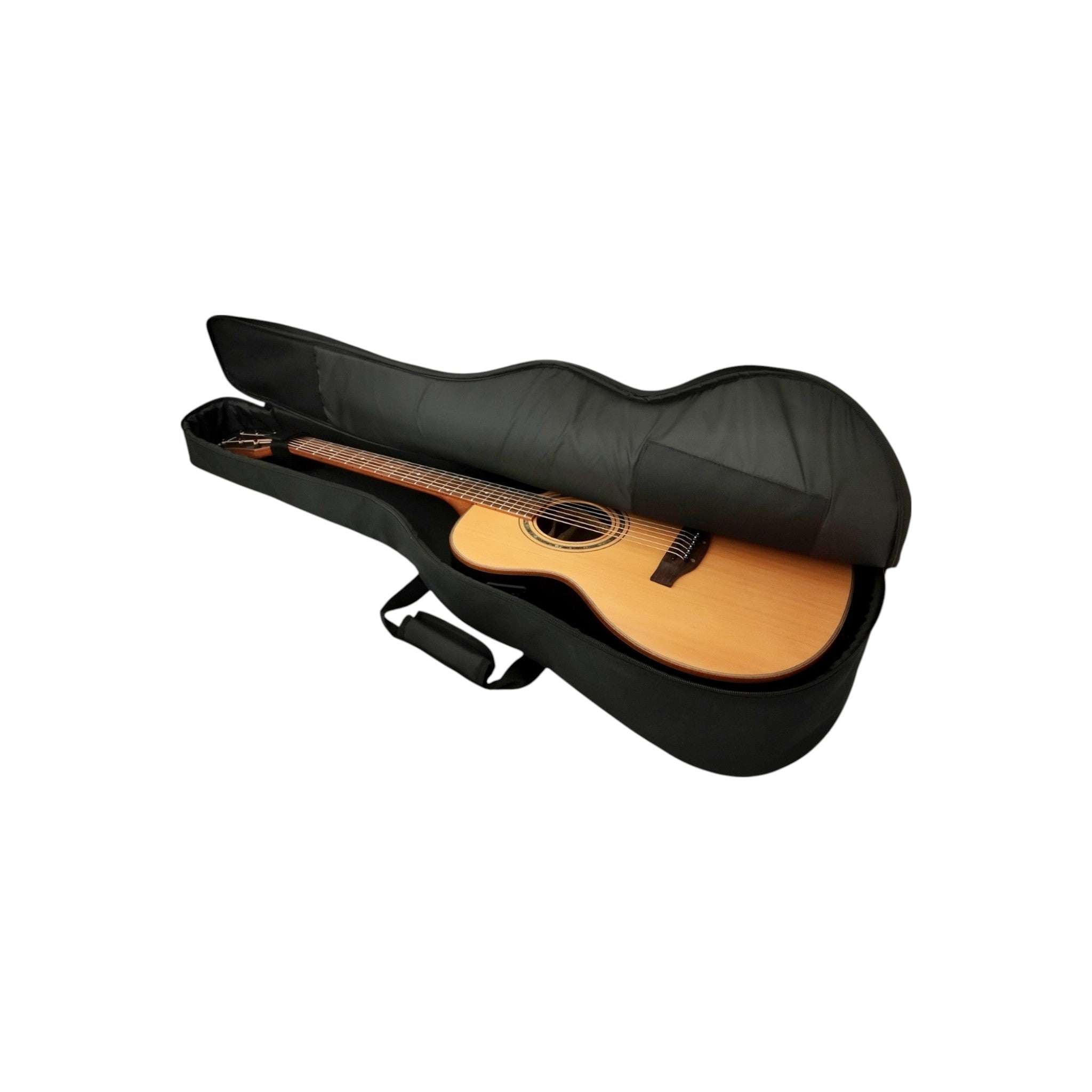 Klema K300JCCE Solid Cedar Top Indian Rosewood Body Fishman Pickup/Tuner Acoustic Guitar - Natural