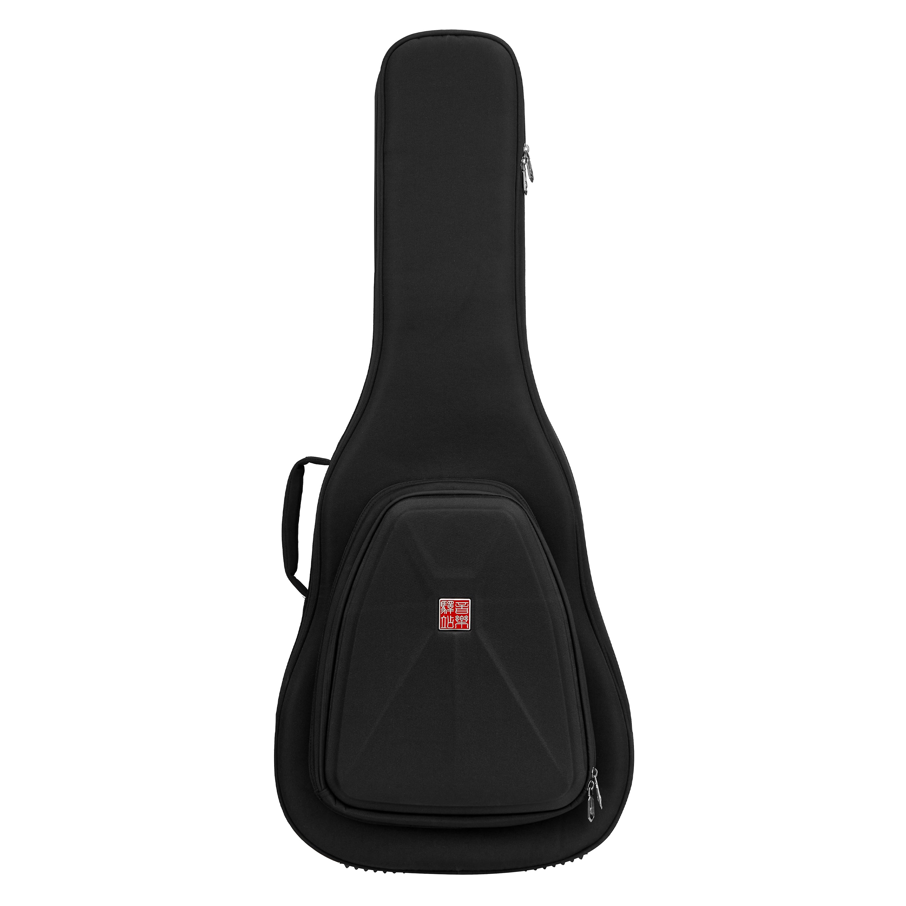 Music Area WIND20 PRO 30mm Padded Weather-Proof Acoustic Guitar Gig Bag w/ ABS Hard Shell Reinforcements - WIND20PRODABLK