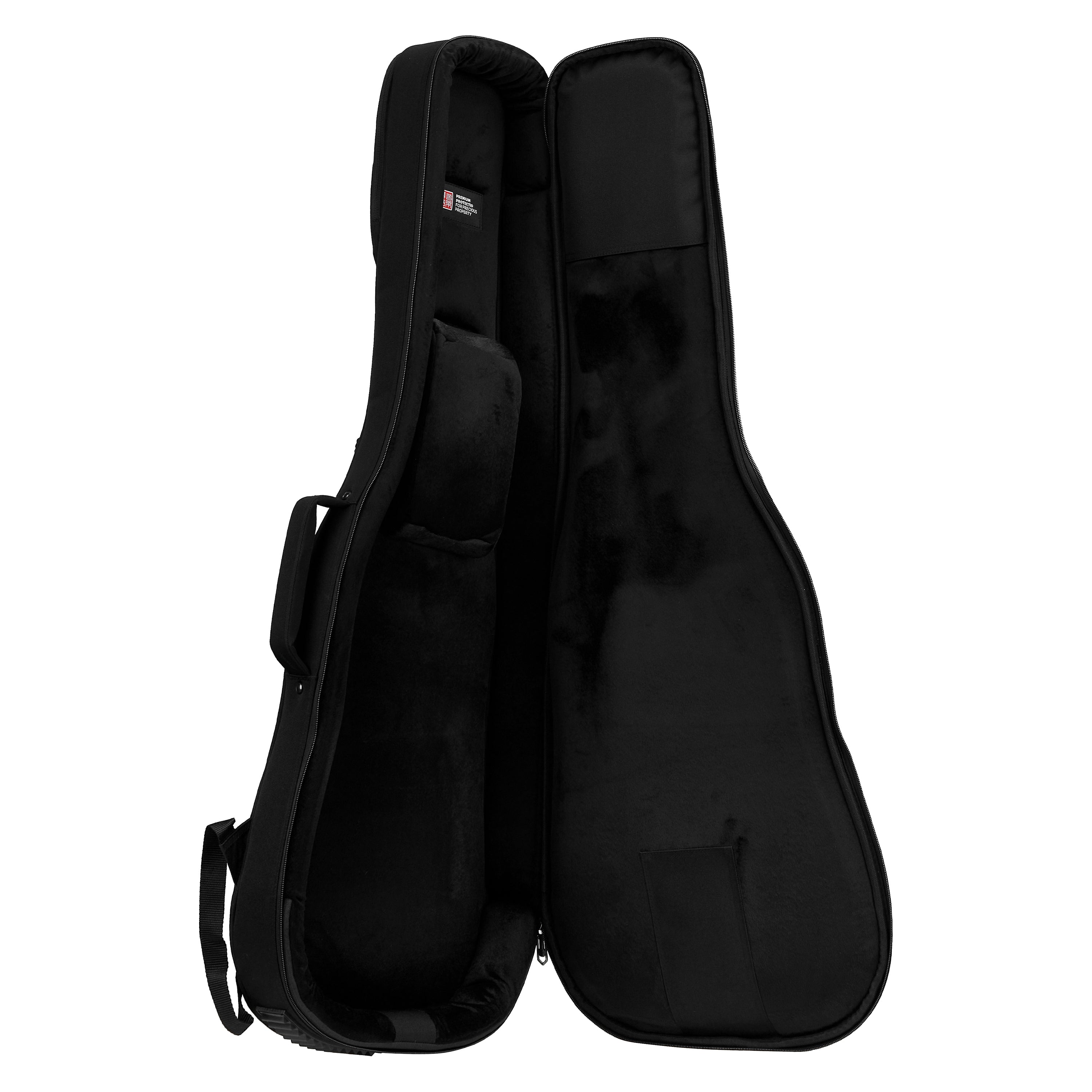Music Area WIND20 PRO 30mm Padded Weather-Proof Electric Guitar Gig Bag w/ ABS Hard Shell Reinforcements - WIND20PROEGBLK