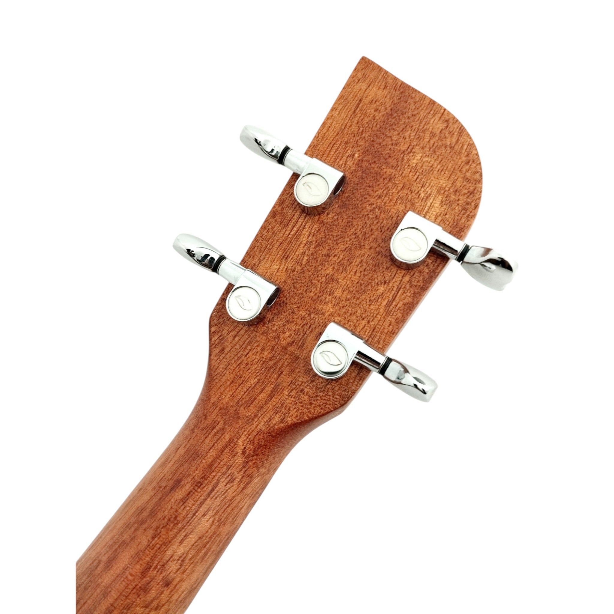 Leaf Series C100 All-Mahogany Concert Ukulele, Satin + 10mm Padded Gig Bag in Pink + Stand