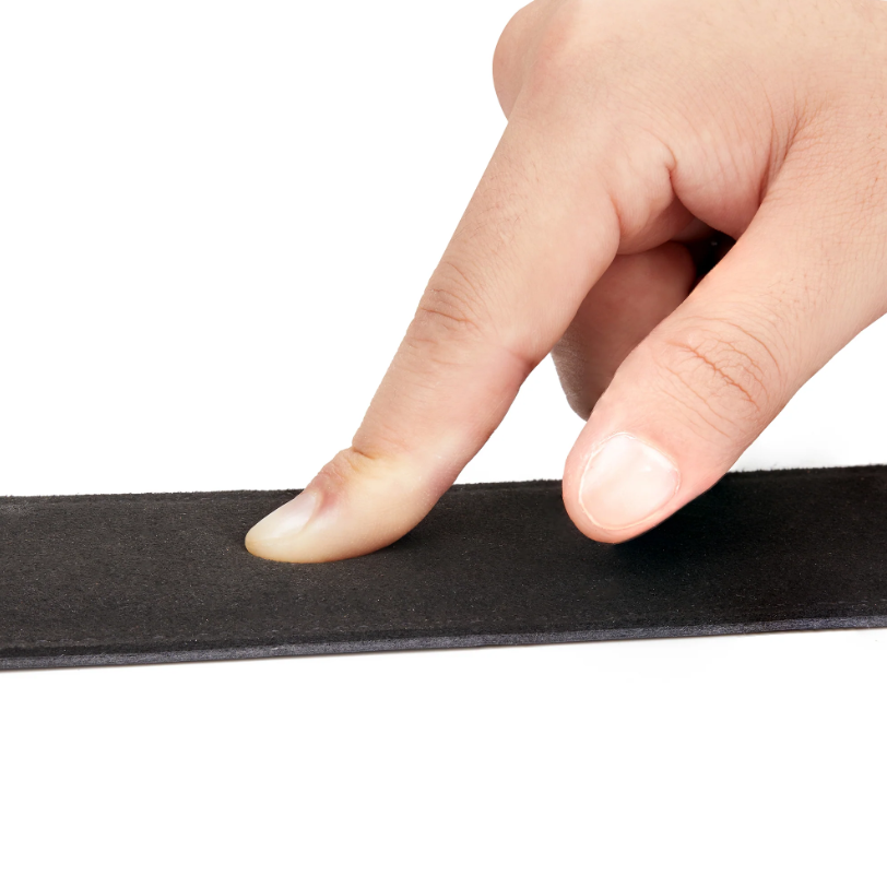 Amumu LE05BK Leather Padded Guitar Strap