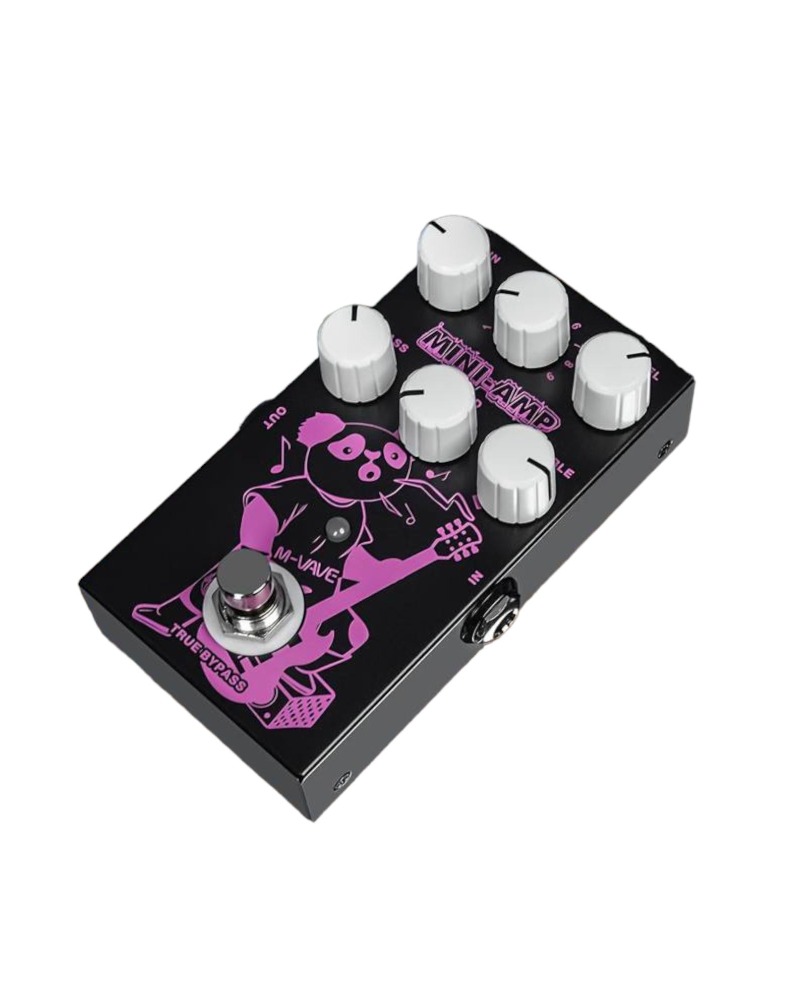 M-VAVE MINI-AMP Pre-amp Simulation Guitar Effect Pedal with Bonus Patch Cables - MINIAMPP014015M