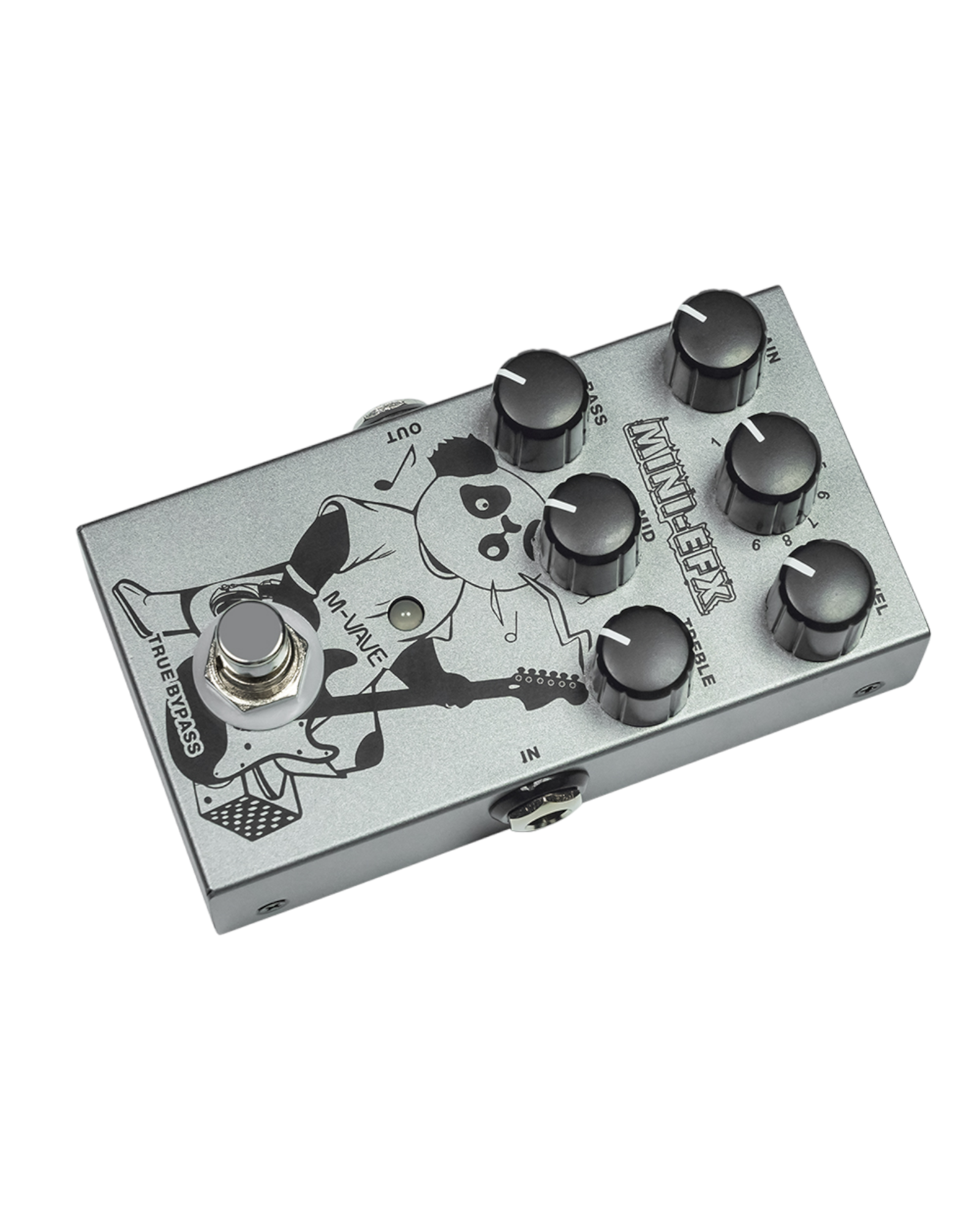 M-VAVE Electric Effects Pedals Heavy Metal Electric Guitar Overload Distortion Effector with Bonus Patch Cables - MINIEFXP014015M