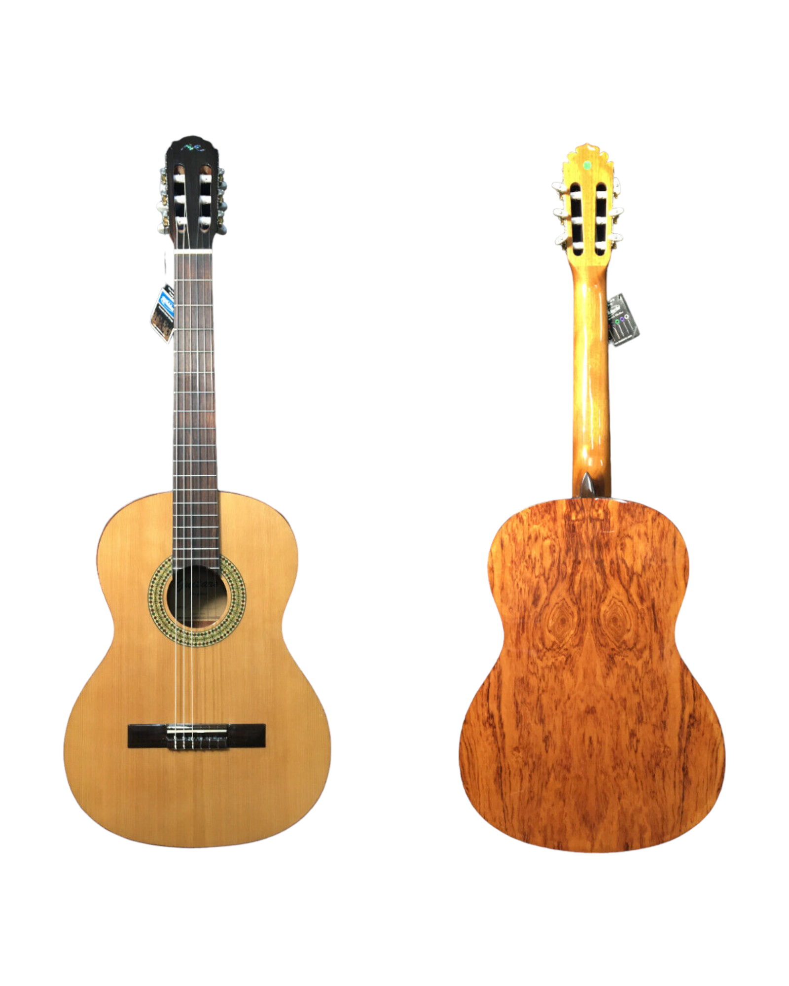 Miguel Rosales MR11 Solid Canadian Cedar Bubinga Nylon String Classical Guitar - Natural